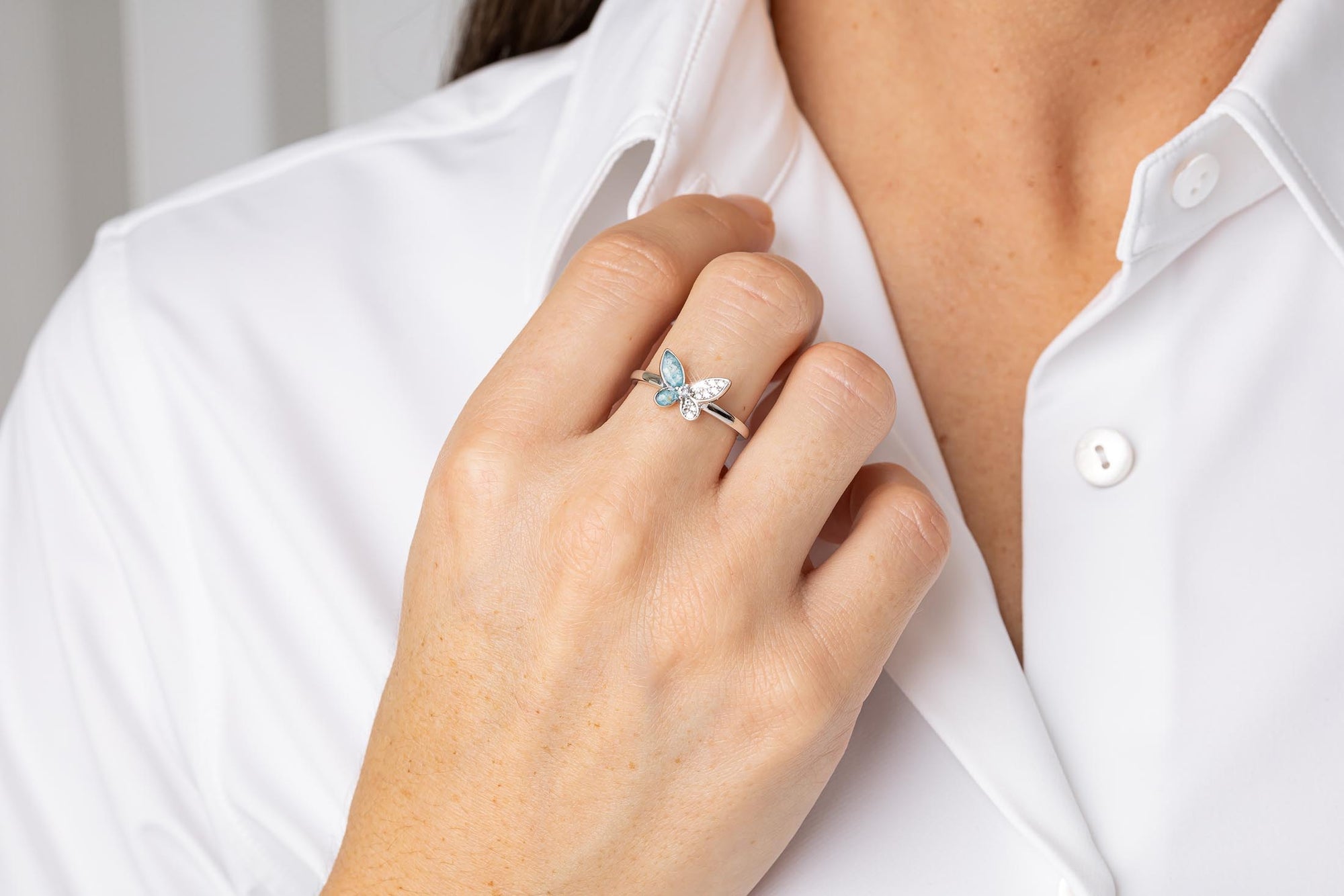 Papillon Brillance Ring WithMe™ Gedenksieraden Memorial Ring