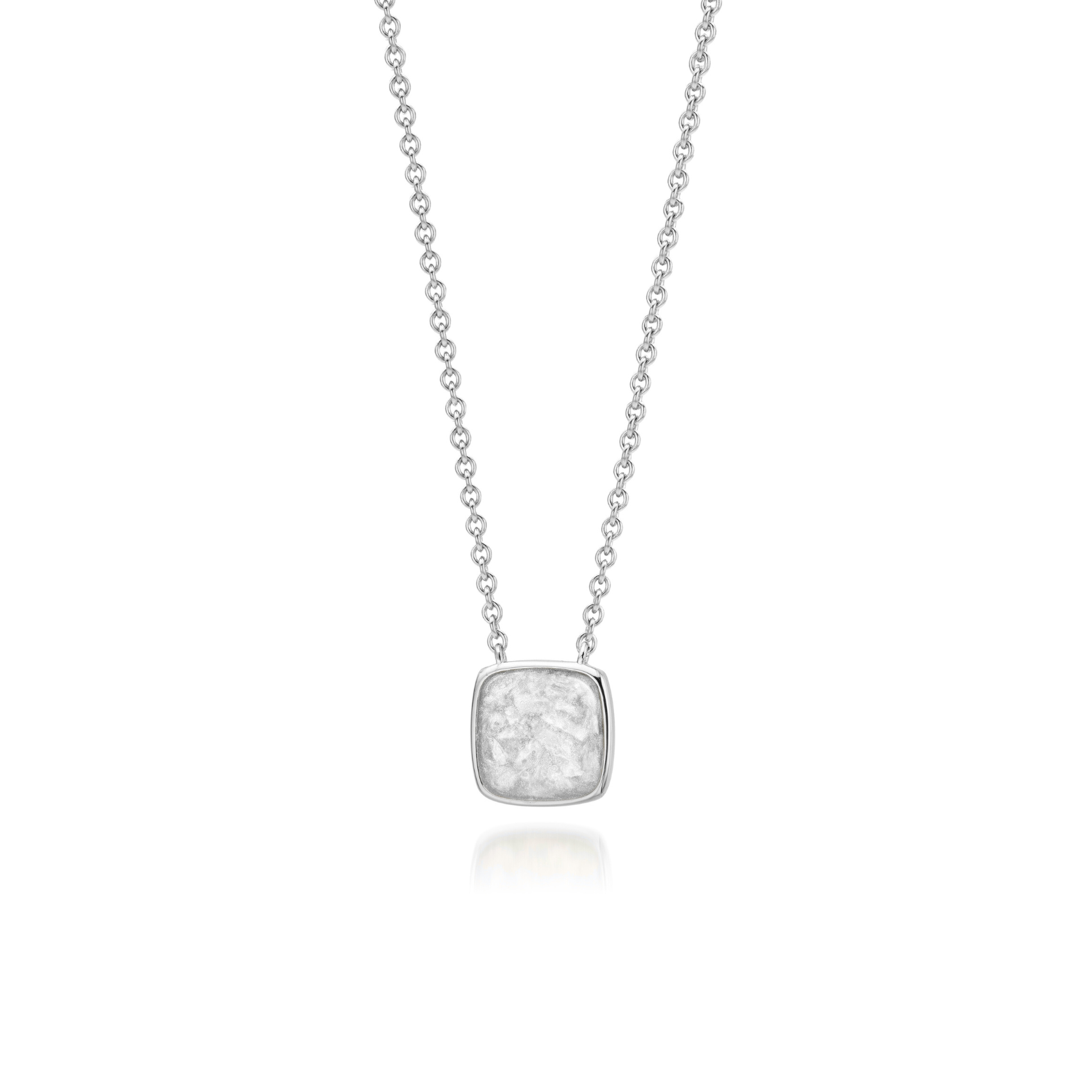 Bouclier Pure White WithMe™ Gedenksieraden Memorial Pendant