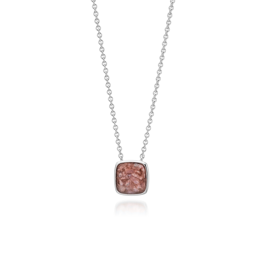 Bouclier Deep Red WithMe™ Gedenksieraden Memorial Pendant