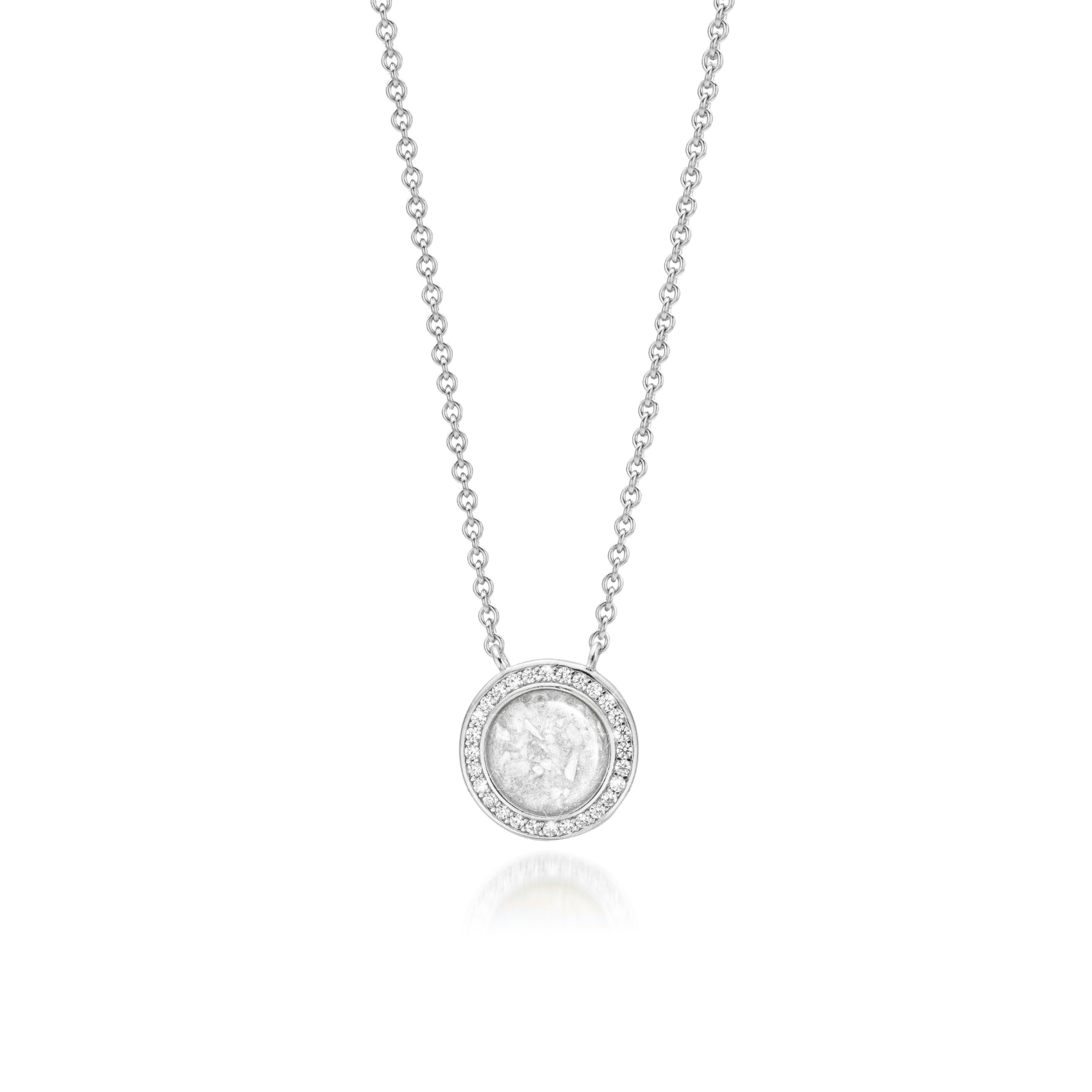 Cercle Brillance Pure White WithMe™ Gedenksieraden Memorial Pendant