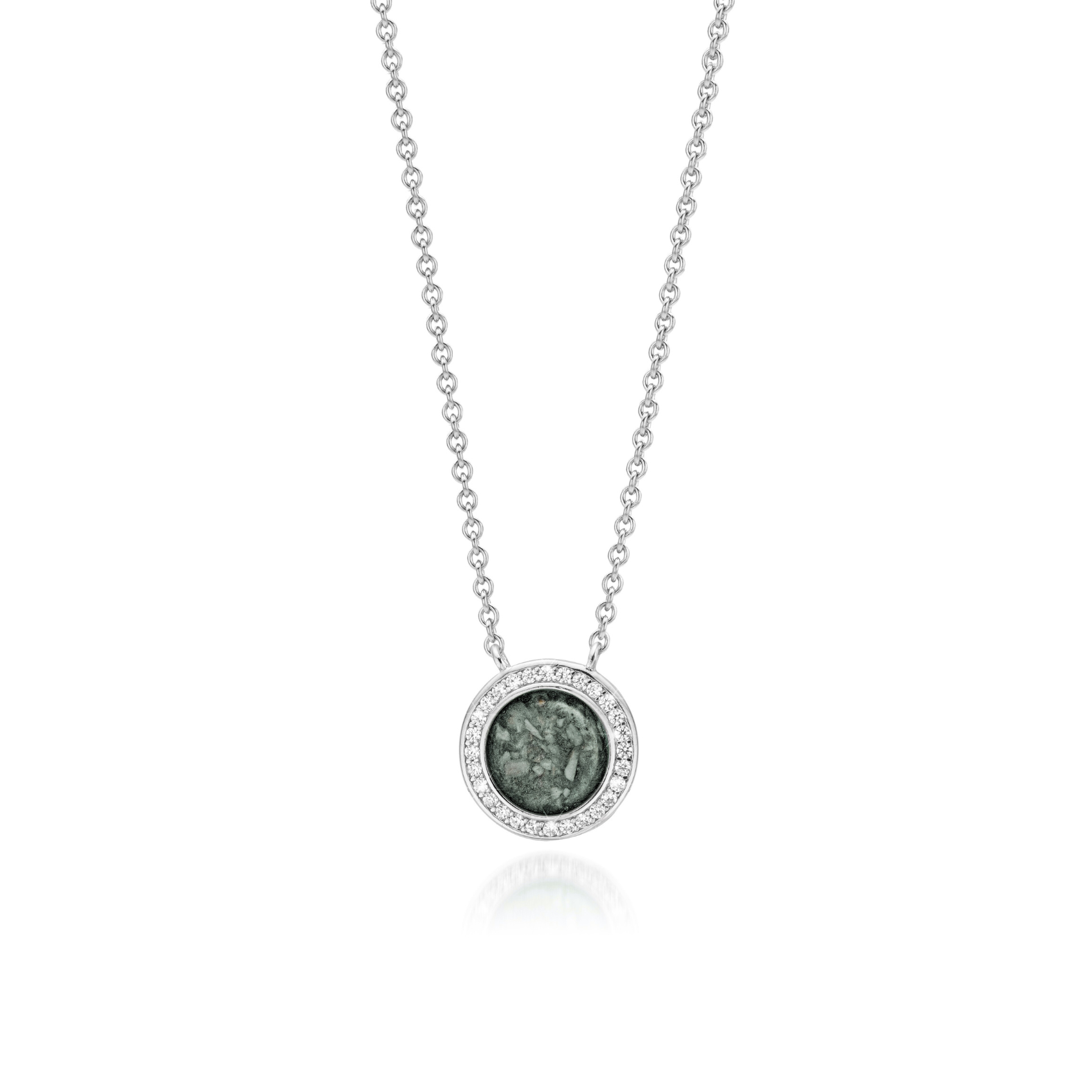 Cercle Brillance Forest Green WithMe™ Gedenksieraden Memorial Pendant