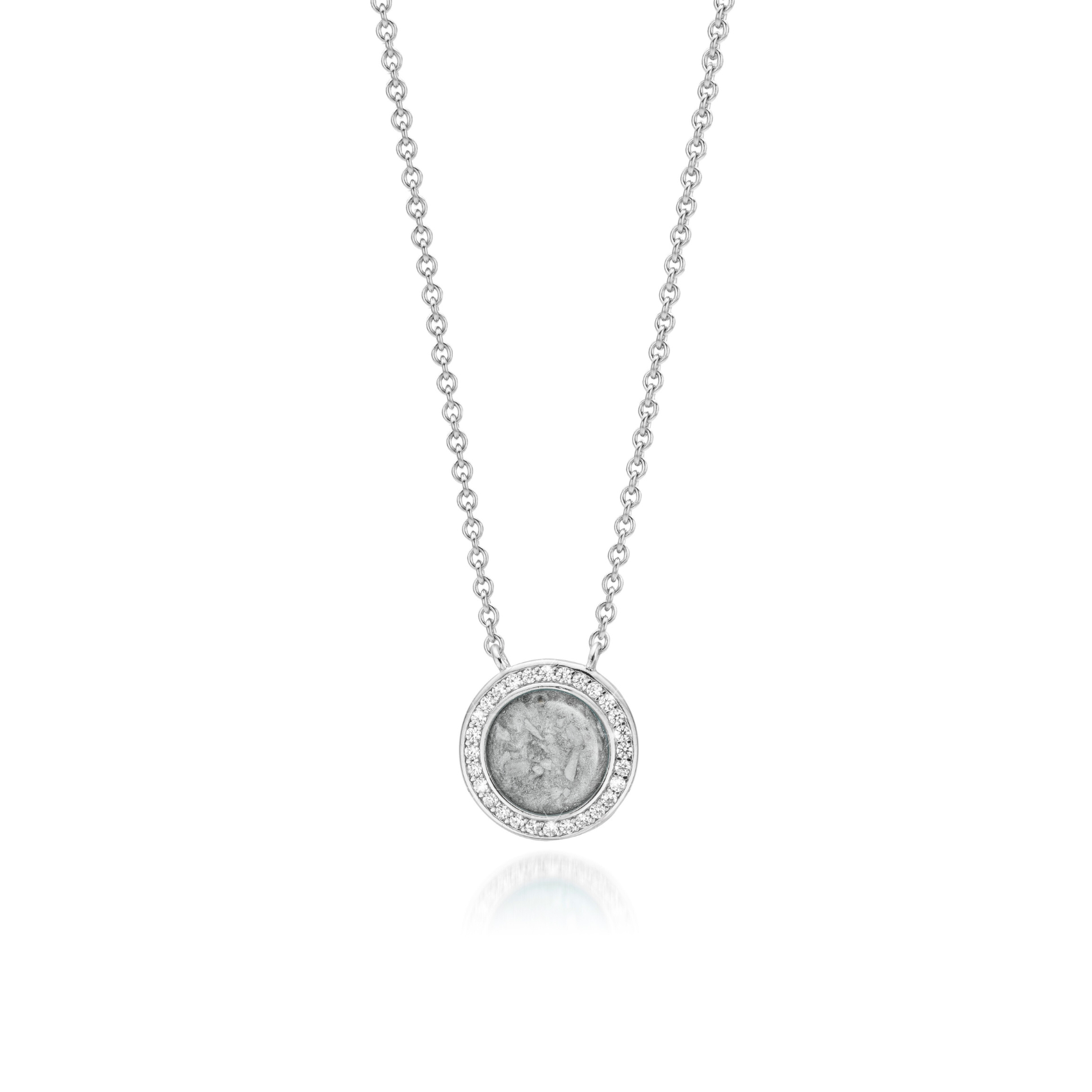 Cercle Brillance Sparkling Silver WithMe™ Gedenksieraden Memorial Pendant