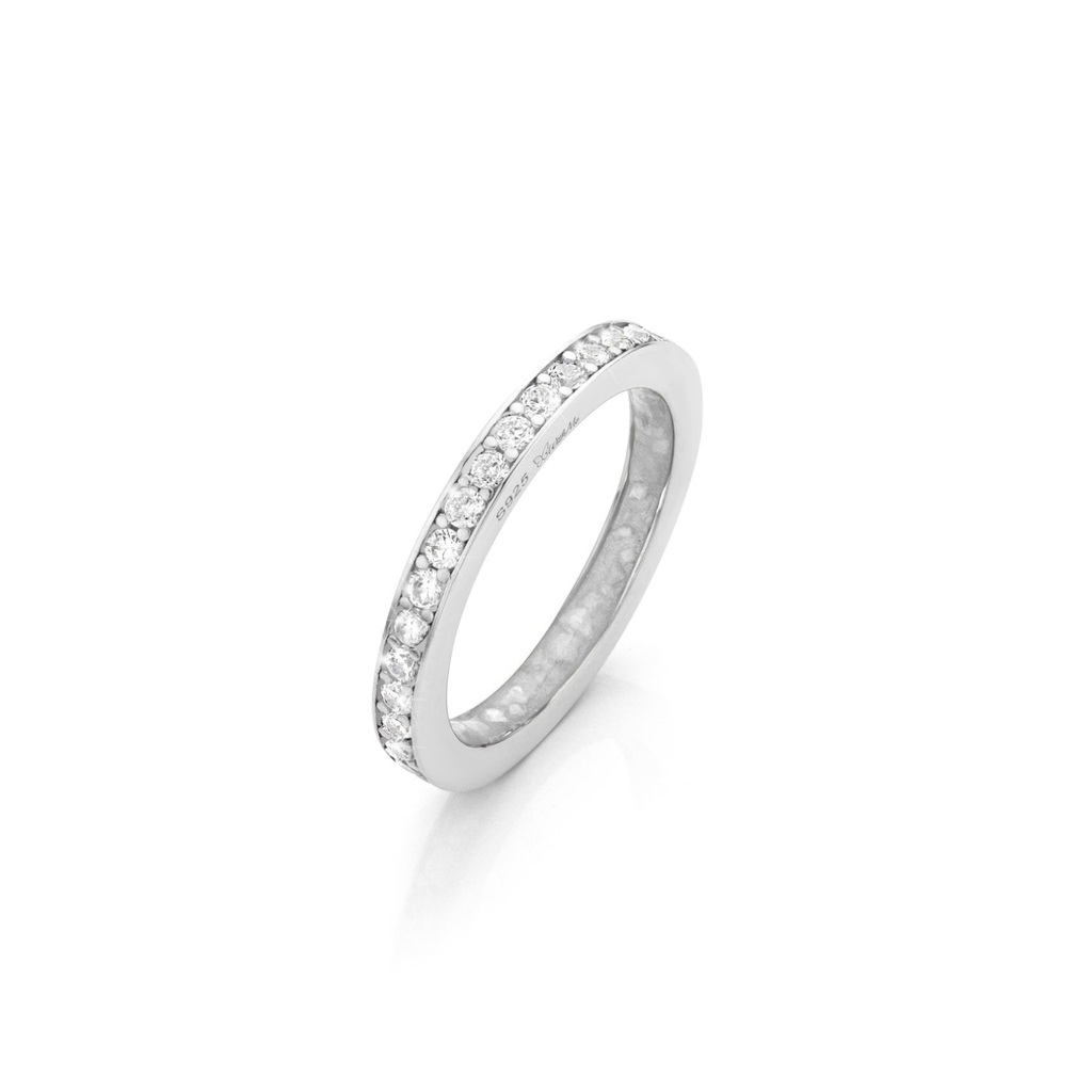 Étreinte Brillance Sparkling Silver WithMe™ Gedenksieraden Memorial Ring