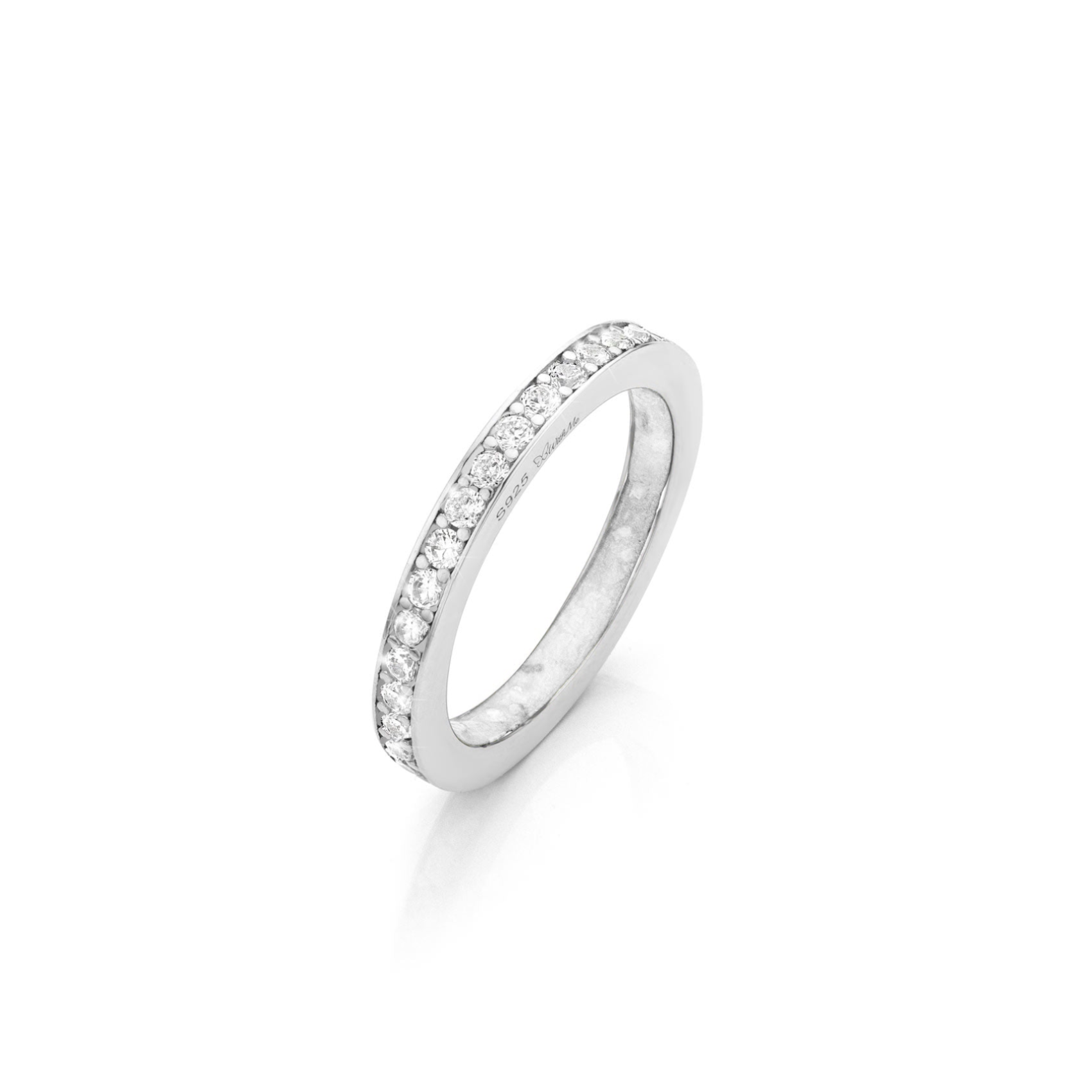 Étreinte Brillance Pure White WithMe™ Gedenksieraden Memorial Ring