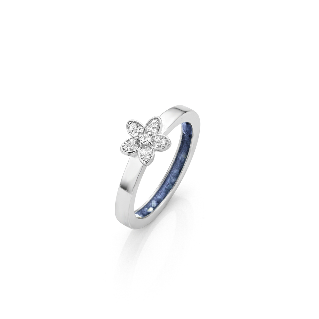 Fleur Éternelle Ring Midnight WithMe™ Gedenksieraden Memorial Ring