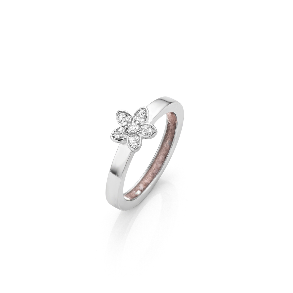 Fleur Éternelle Ring Deep Red WithMe™ Gedenksieraden Memorial Ring