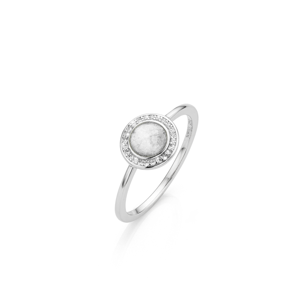 Cercle Brillance Ring Pure White WithMe™ Gedenksieraden Memorial Ring
