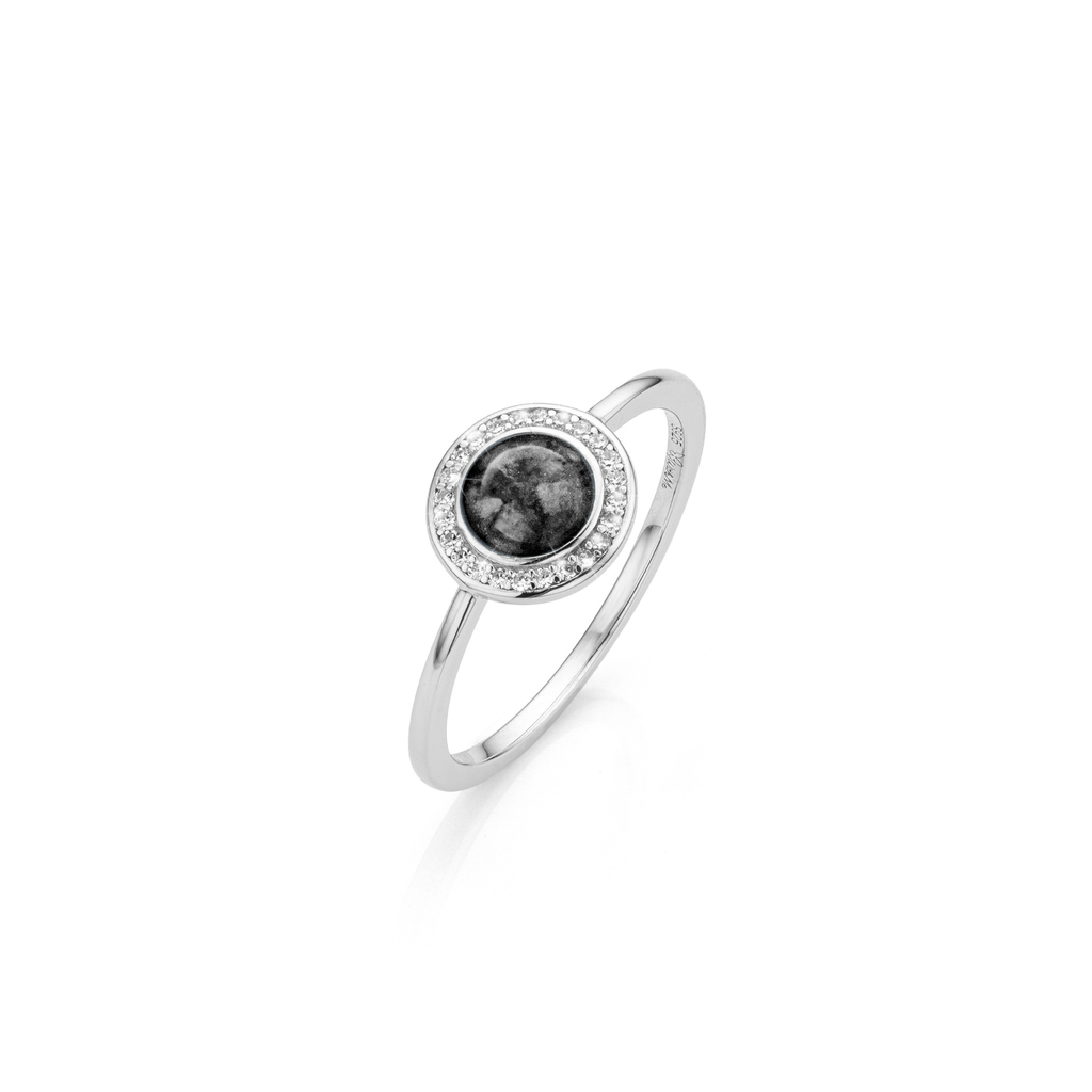 Cercle Brillance Ring Onyx Black WithMe™ Gedenksieraden Memorial Ring
