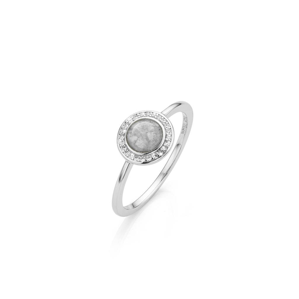 Cercle Brillance Ring Sparkling Silver WithMe™ Gedenksieraden Memorial Ring