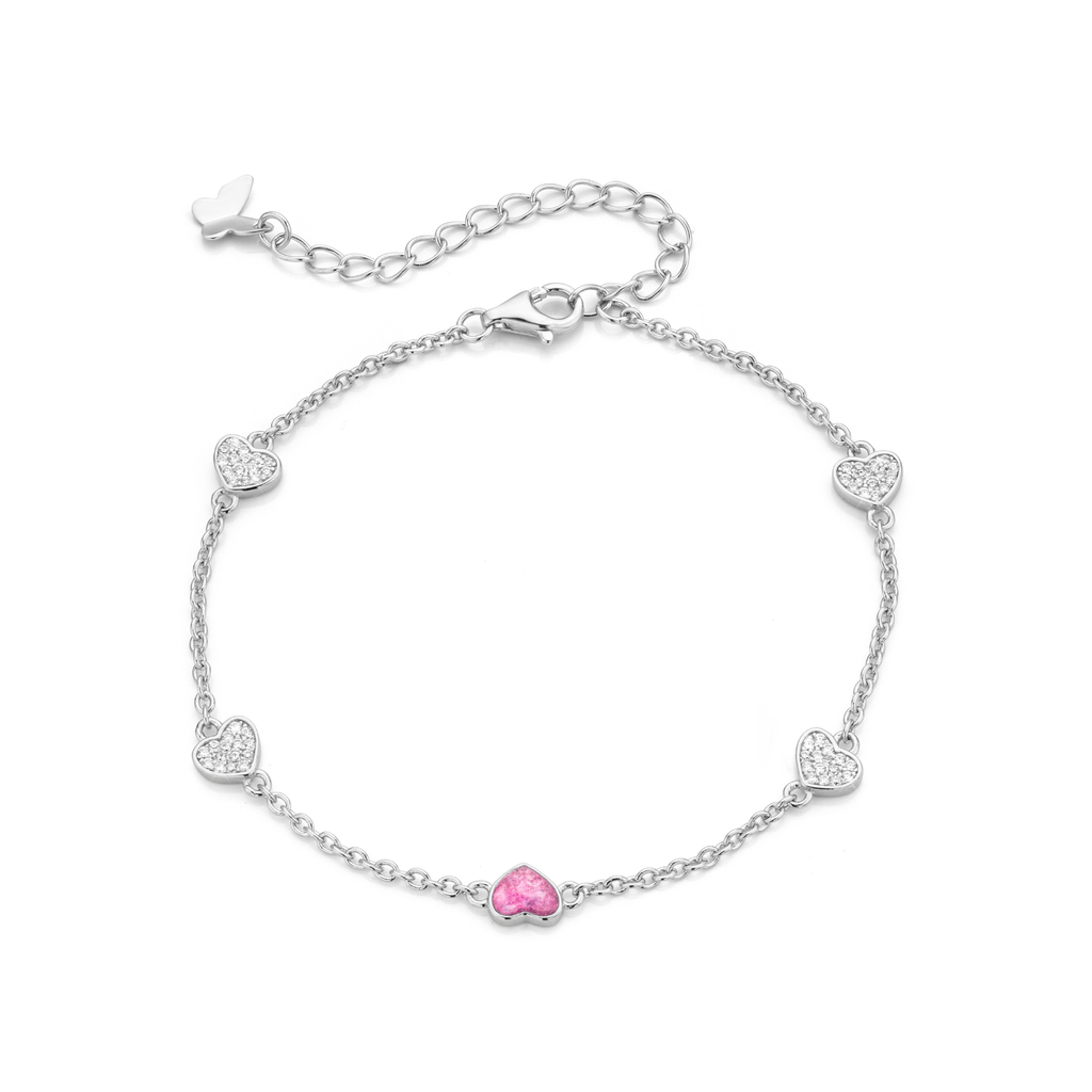 Cinq Cœurs Loving Pink WithMe™ Gedenksieraden Memorial Bracelet