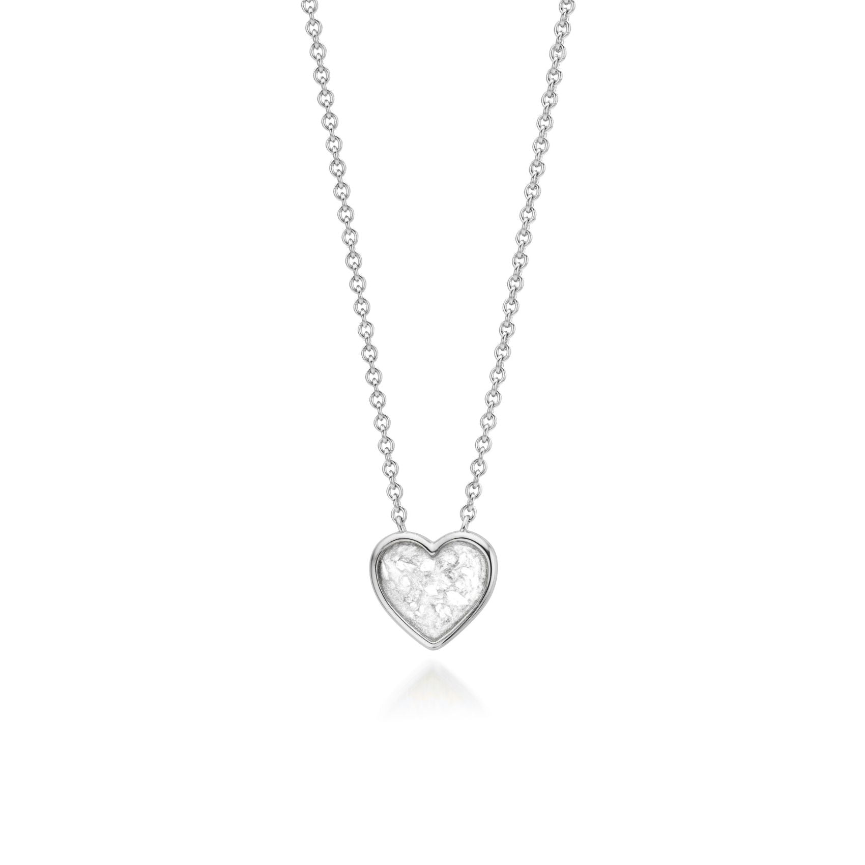 Cœur Pure White WithMe™ Gedenksieraden Memorial Pendant