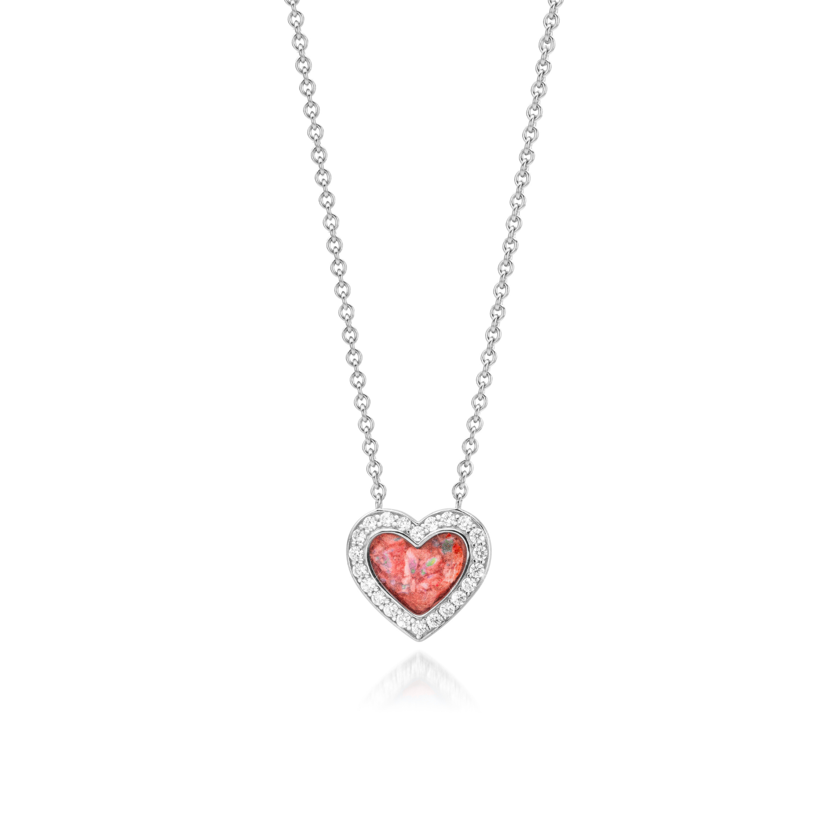 Cœur Brillance Eternal Red WithMe™ Gedenksieraden Memorial Pendant