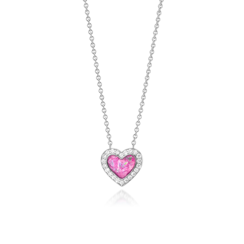 Cœur Brillance Loving Pink WithMe™ Gedenksieraden Memorial Pendant