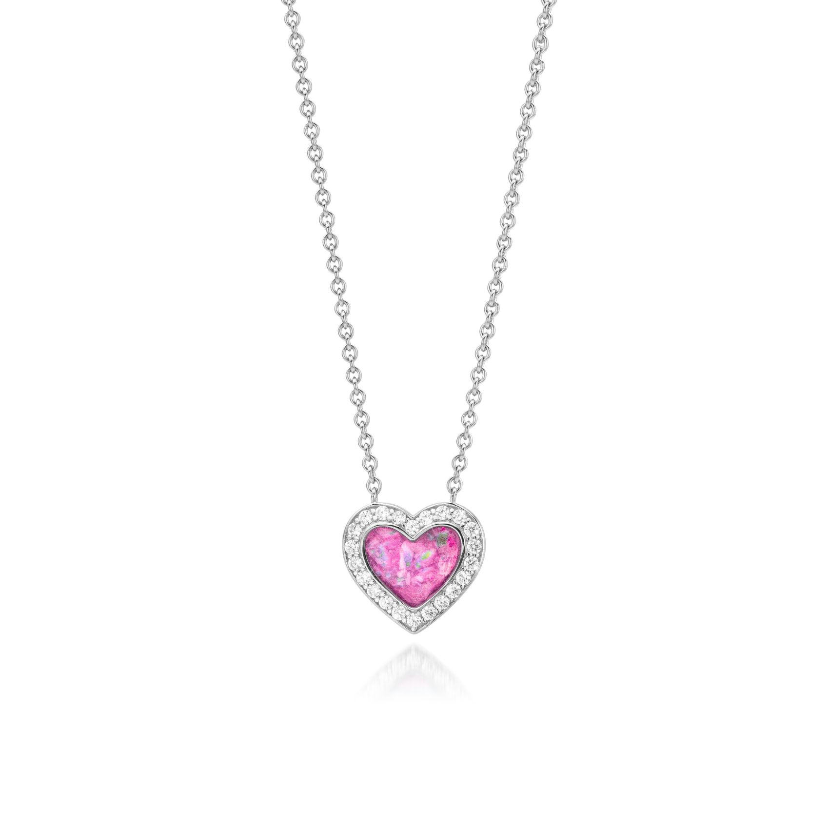 Cœur Brillance Loving Pink WithMe™ Gedenksieraden Memorial Pendant