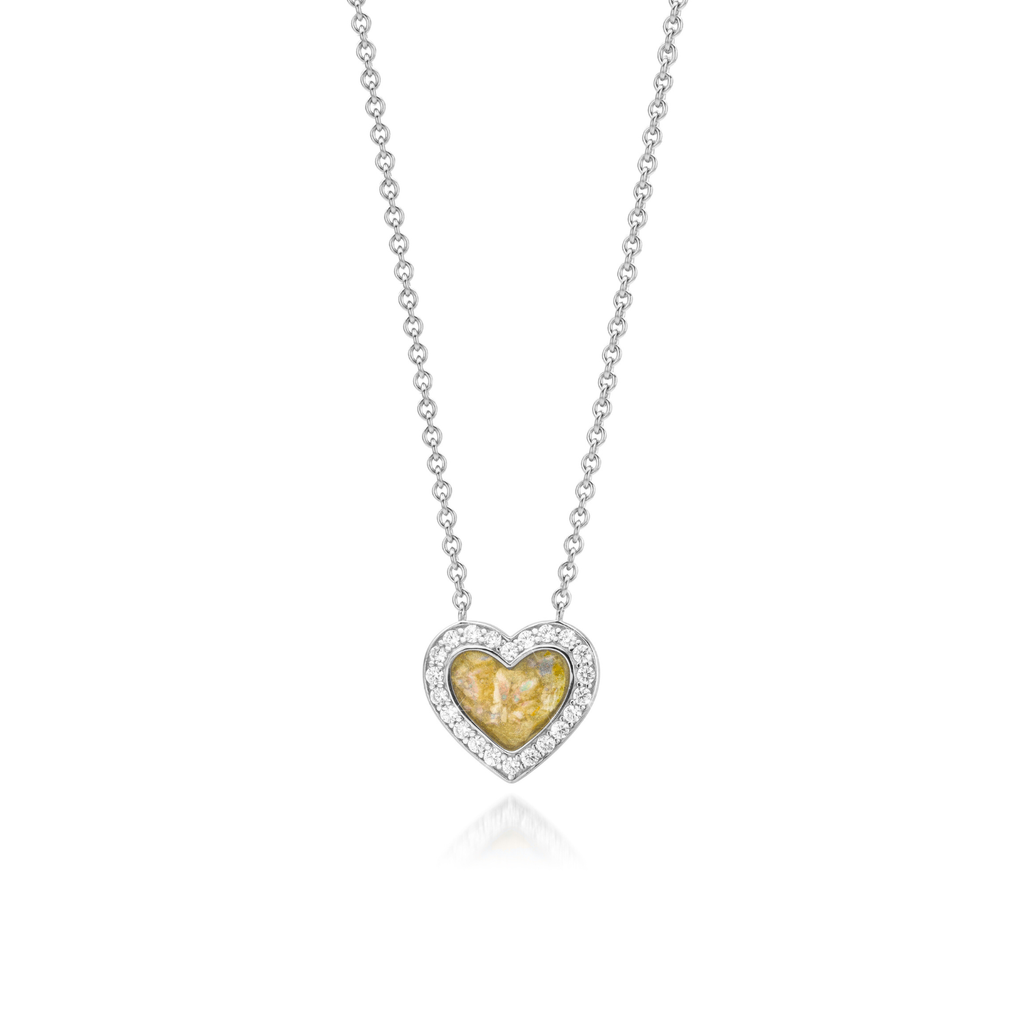 Cœur Brillance Golden Spirit WithMe™ Gedenksieraden Memorial Pendant