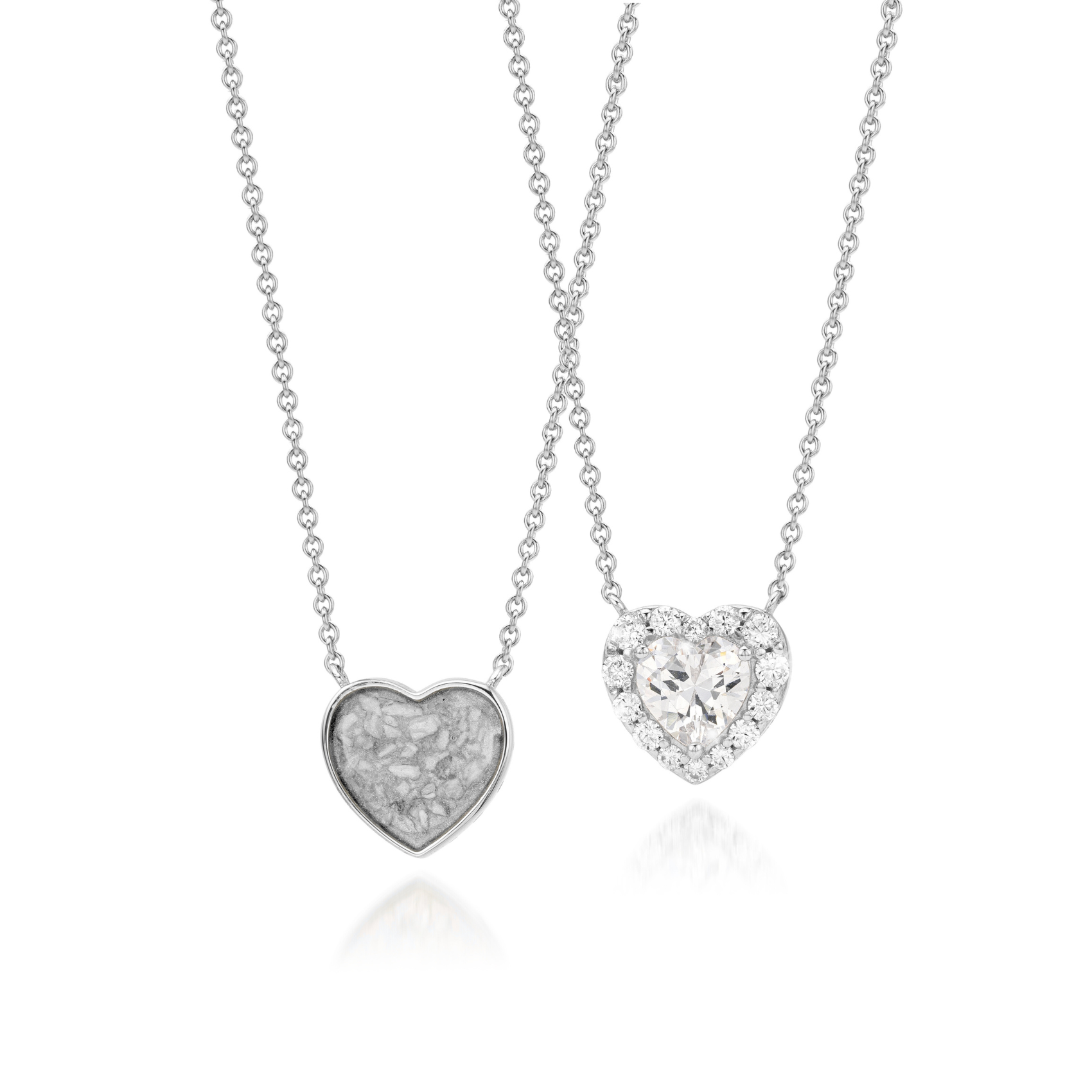 Cœur Secret Sparkling Silver WithMe™ Gedenksieraden Memorial Pendant