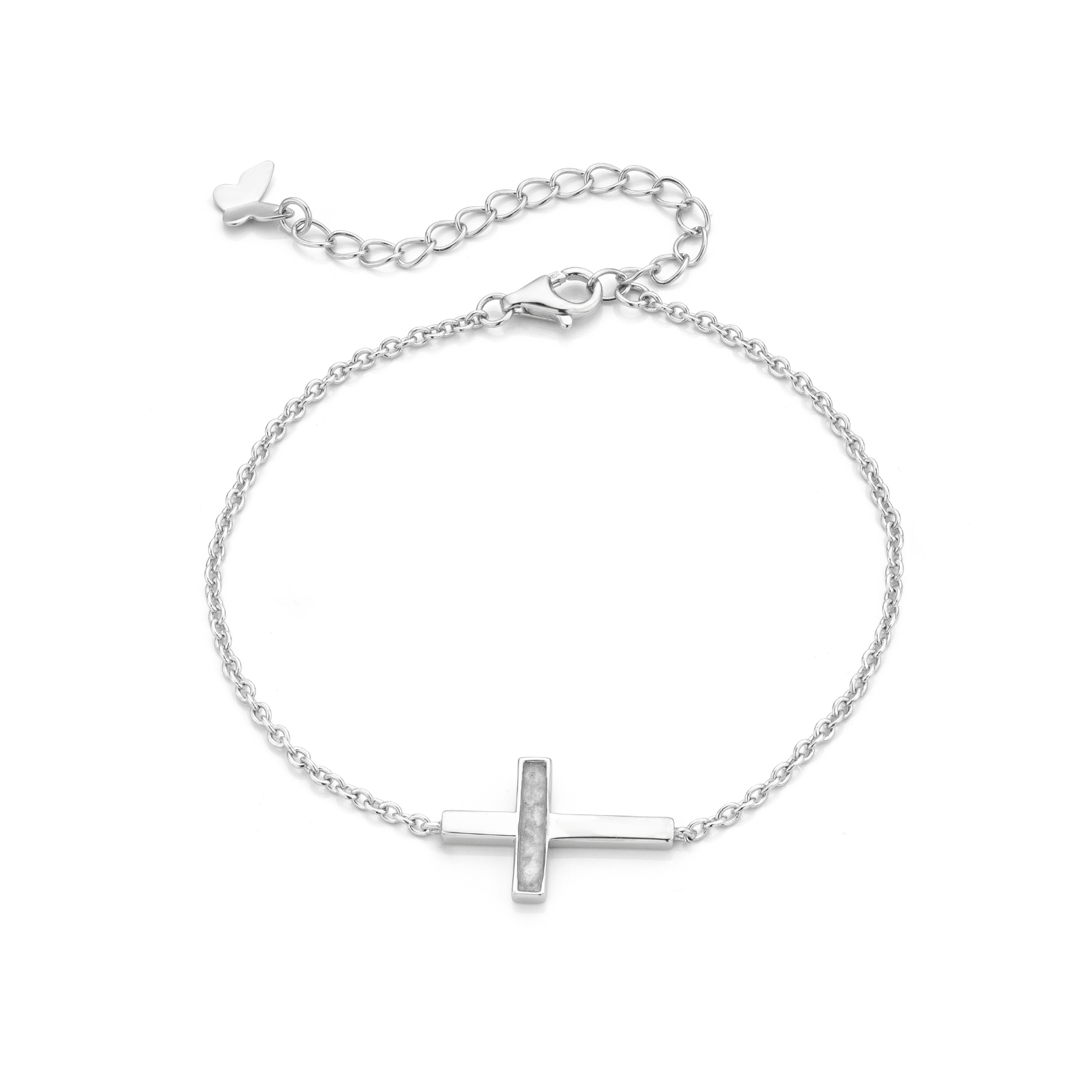 Croix Bracelet Sparkling Silver WithMe™ Gedenksieraden Memorial Bracelet