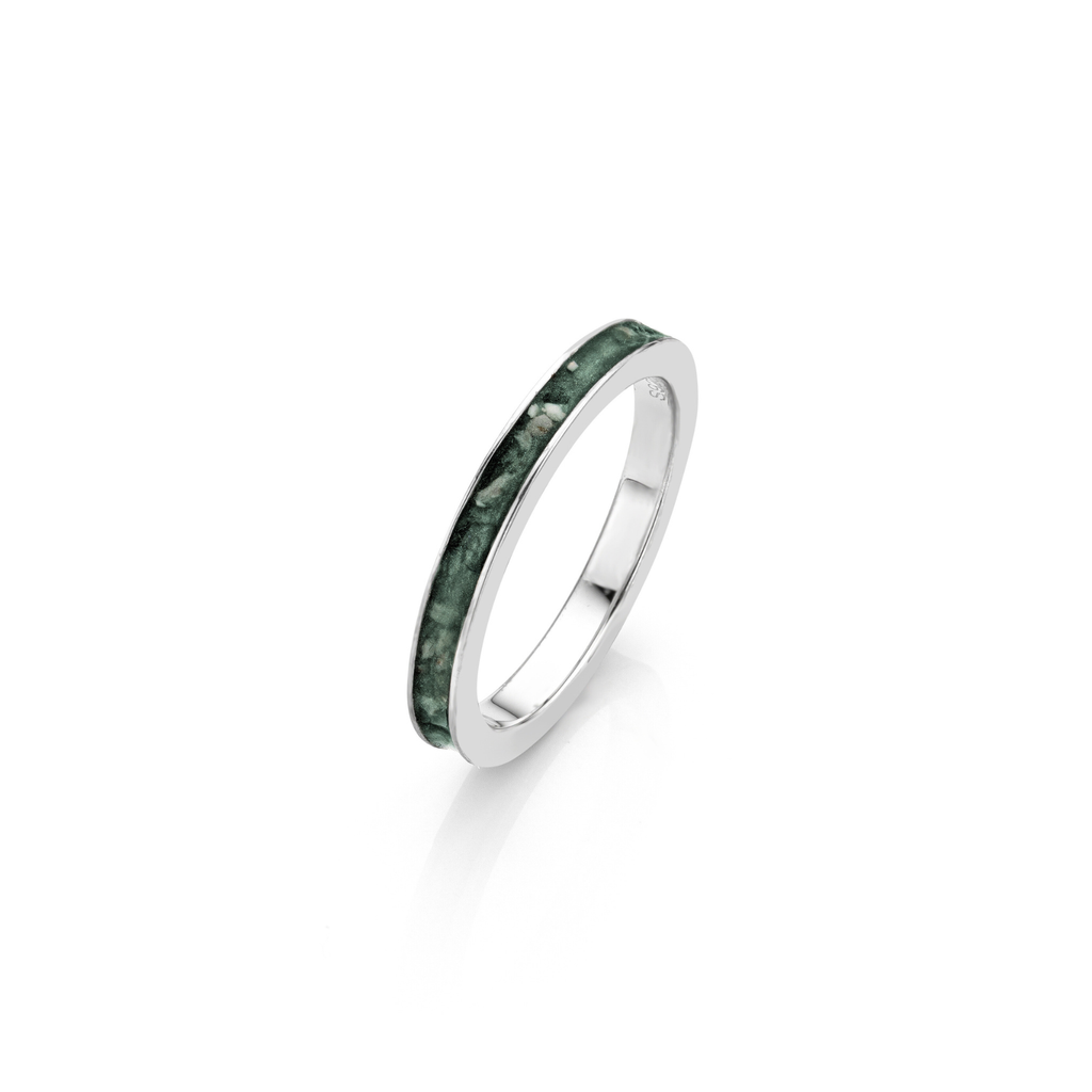 Éternelle Forest Green WithMe™ Gedenksieraden Memorial Ring