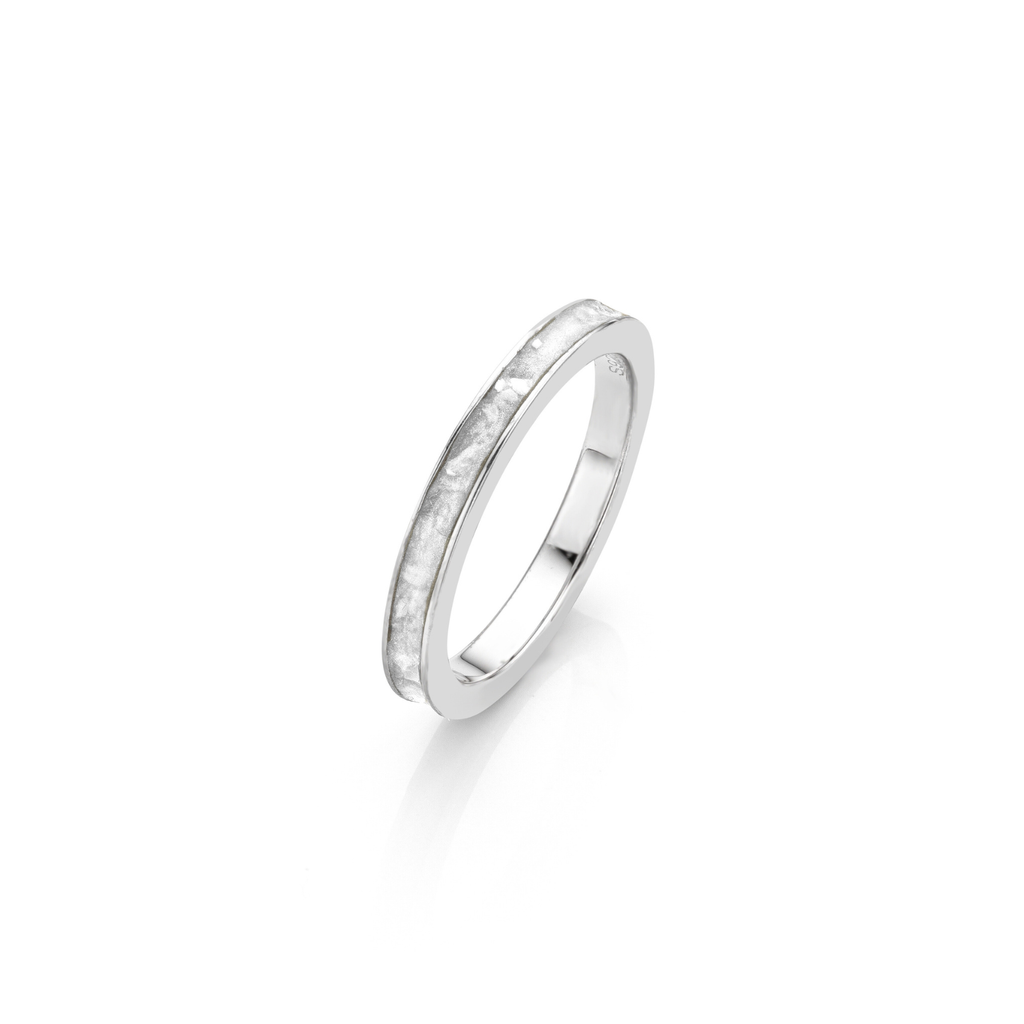 Éternelle Pure White WithMe™ Gedenksieraden Memorial Ring