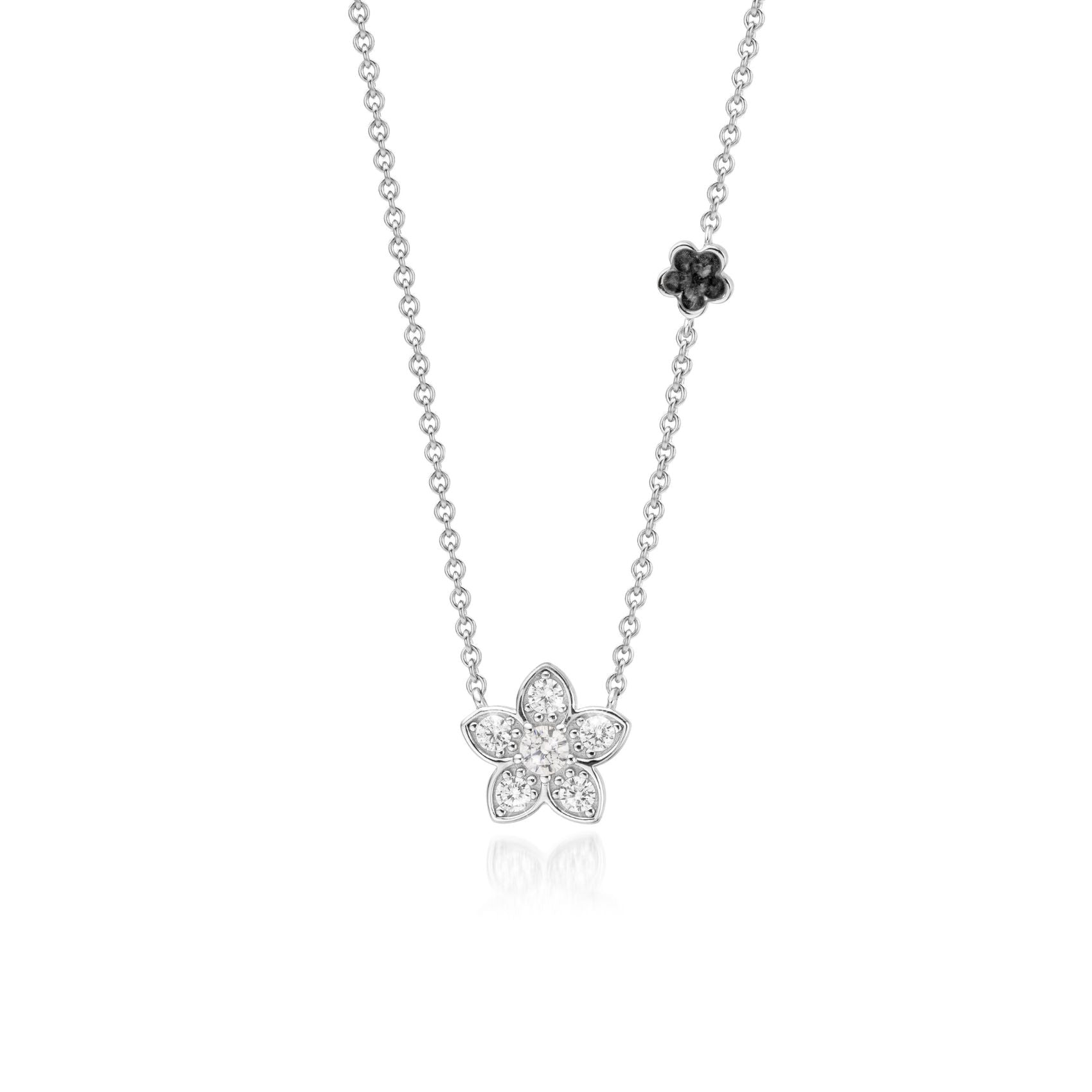 Fleur Éternelle Onyx Black WithMe™ Gedenksieraden Memorial Pendant