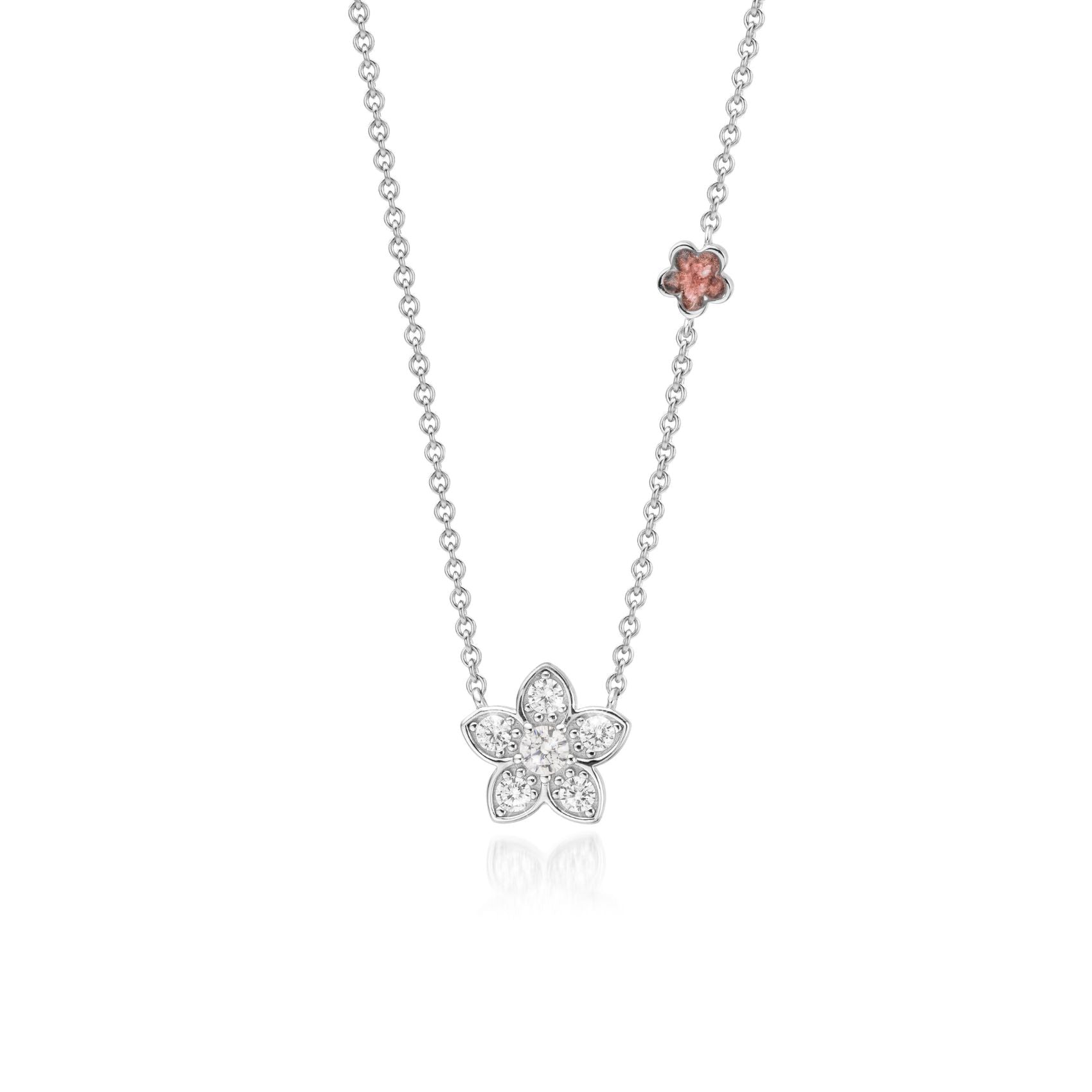Fleur Éternelle Deep Red WithMe™ Gedenksieraden Memorial Pendant