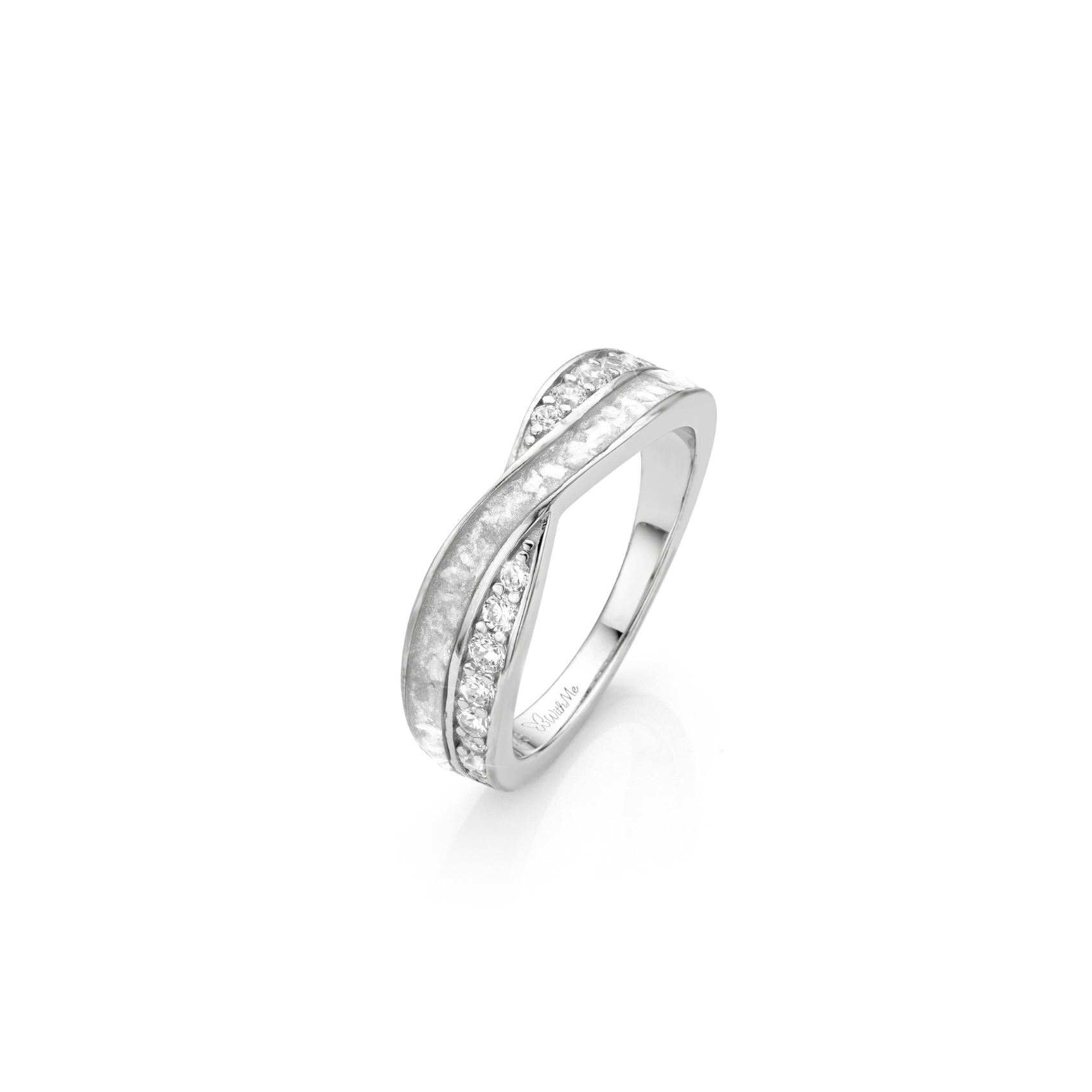 Infini Brillance Pure White WithMe™ Gedenksieraden Memorial Ring
