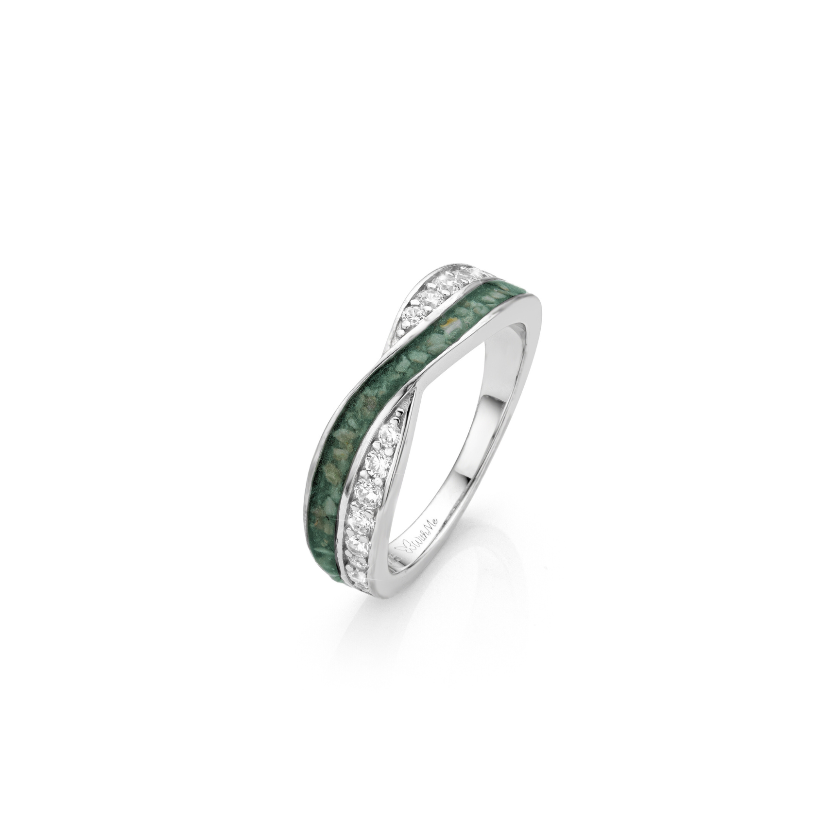 Infini Brillance Forest Green WithMe™ Gedenksieraden Memorial Ring