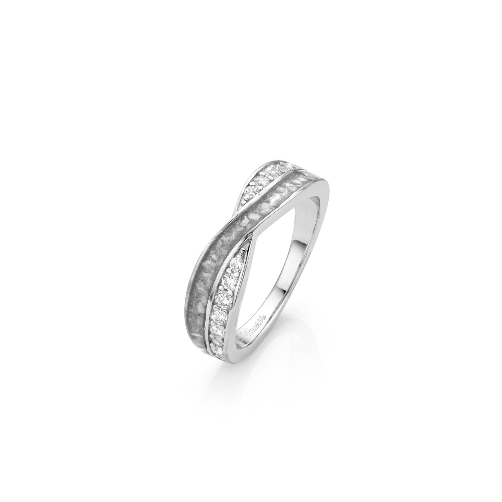 Infini Brillance Sparkling Silver WithMe™ Gedenksieraden Memorial Ring