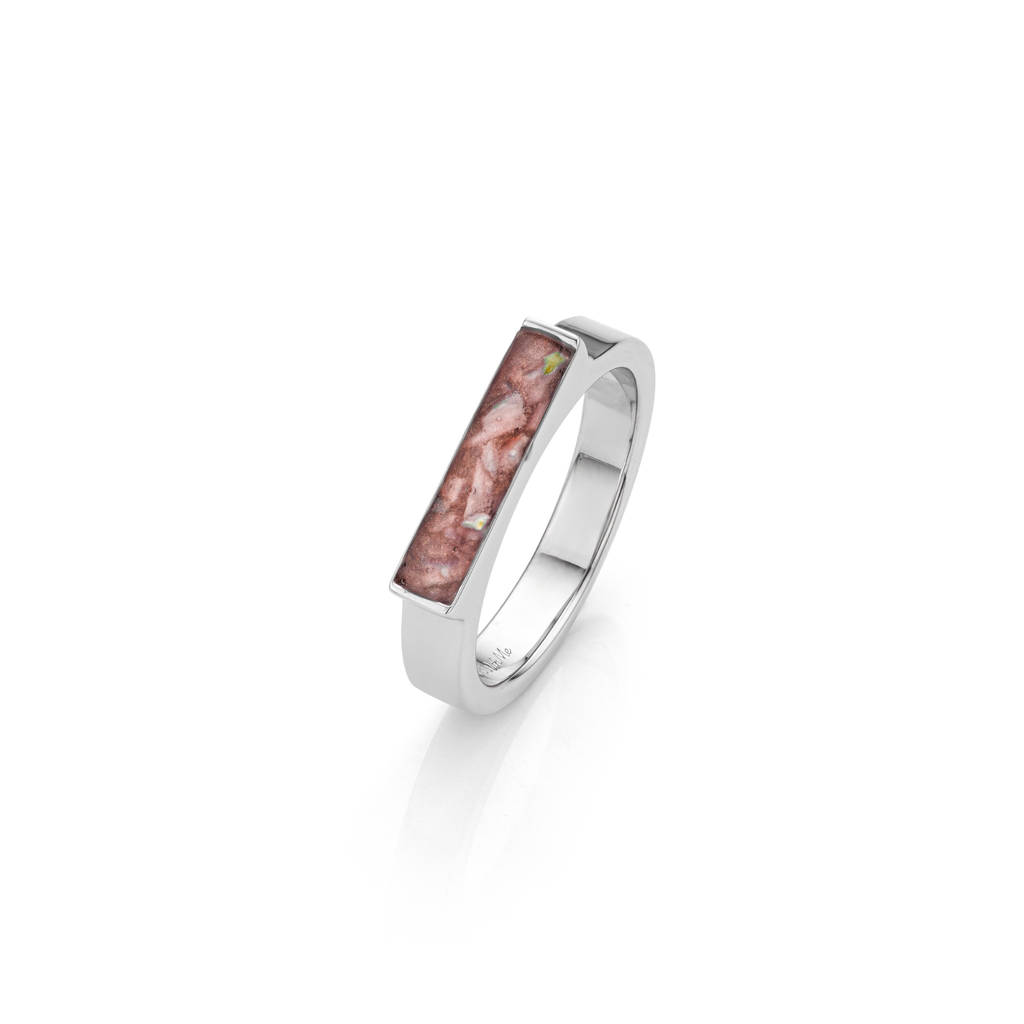 Ligne Éternelle Deep Red WithMe™ Gedenksieraden Memorial Ring