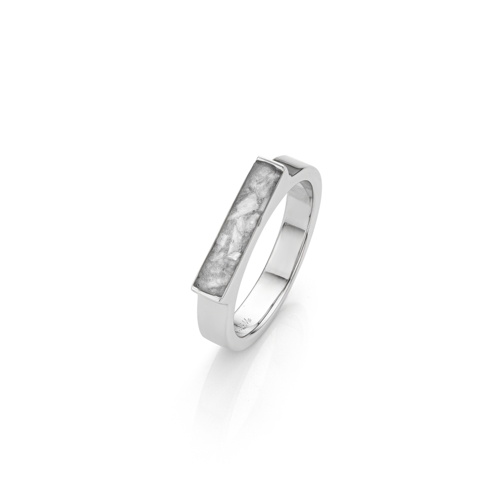 Ligne Éternelle Sparkling Silver WithMe™ Gedenksieraden Memorial Ring