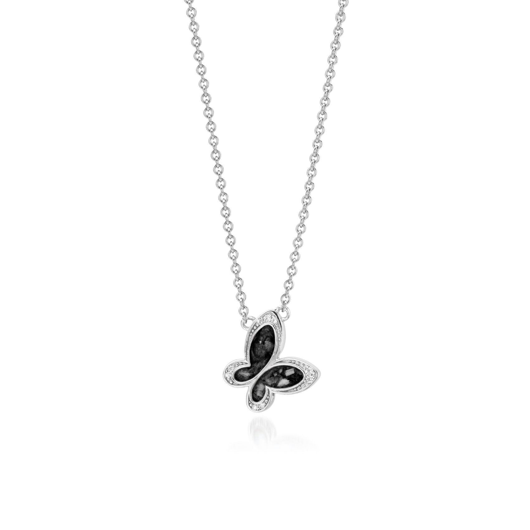 Papillon Onyx Black WithMe™ Gedenksieraden Memorial Pendant