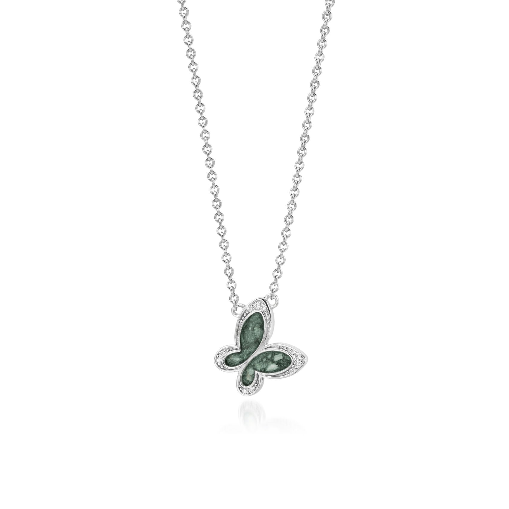 Papillon Forest Green WithMe™ Gedenksieraden Memorial Pendant