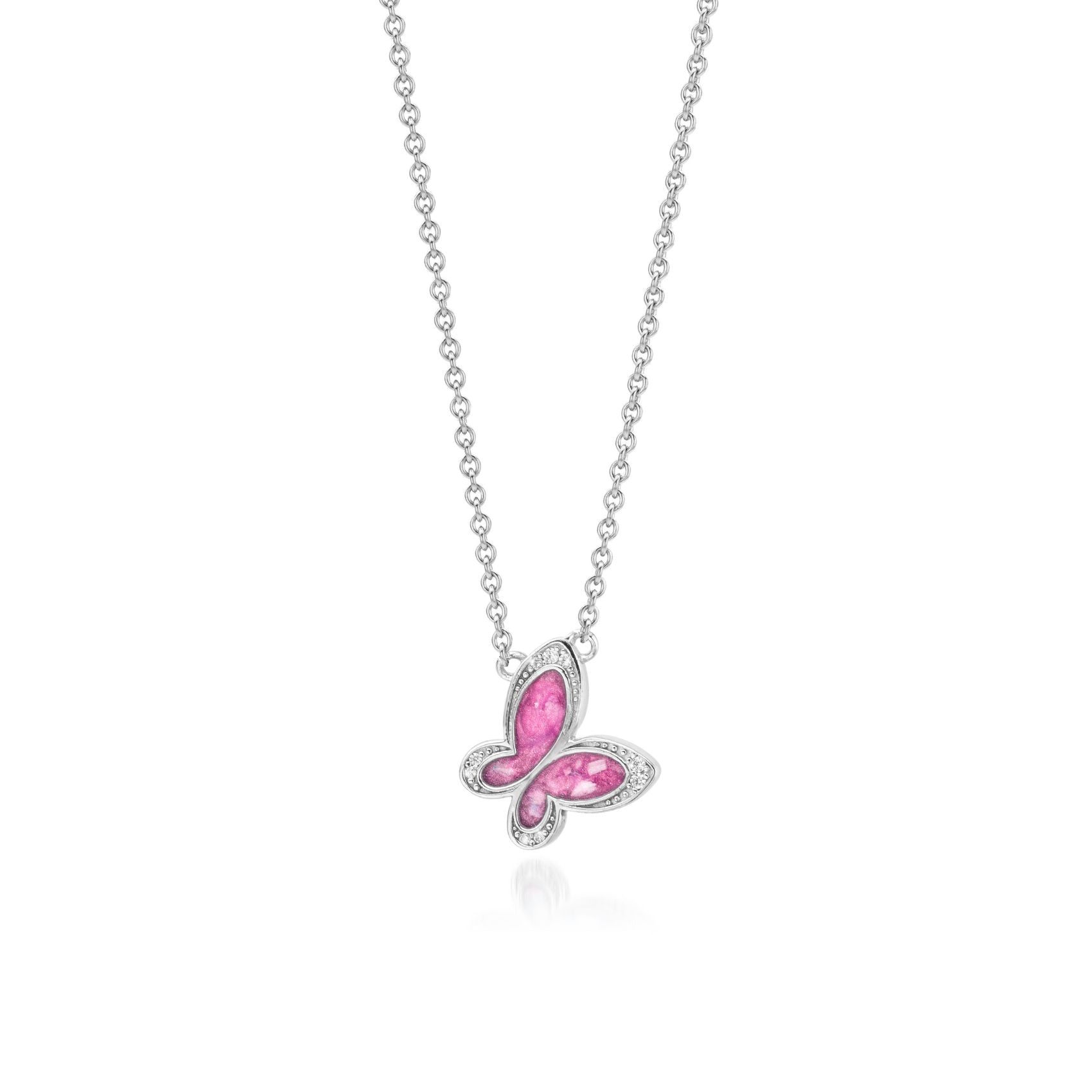 Papillon Loving Pink WithMe™ Gedenksieraden Memorial Pendant