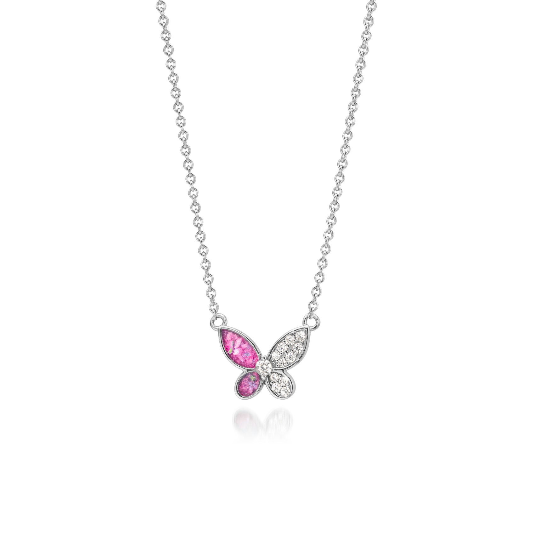 Papillon Brillance Loving Pink WithMe™ Gedenksieraden Memorial Pendant