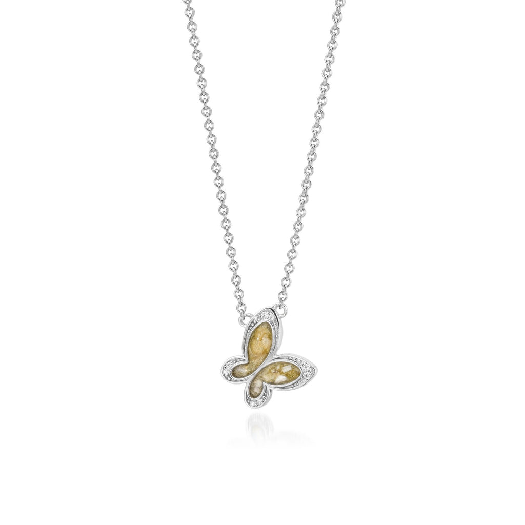 Papillon Golden Spirit WithMe™ Gedenksieraden Memorial Pendant