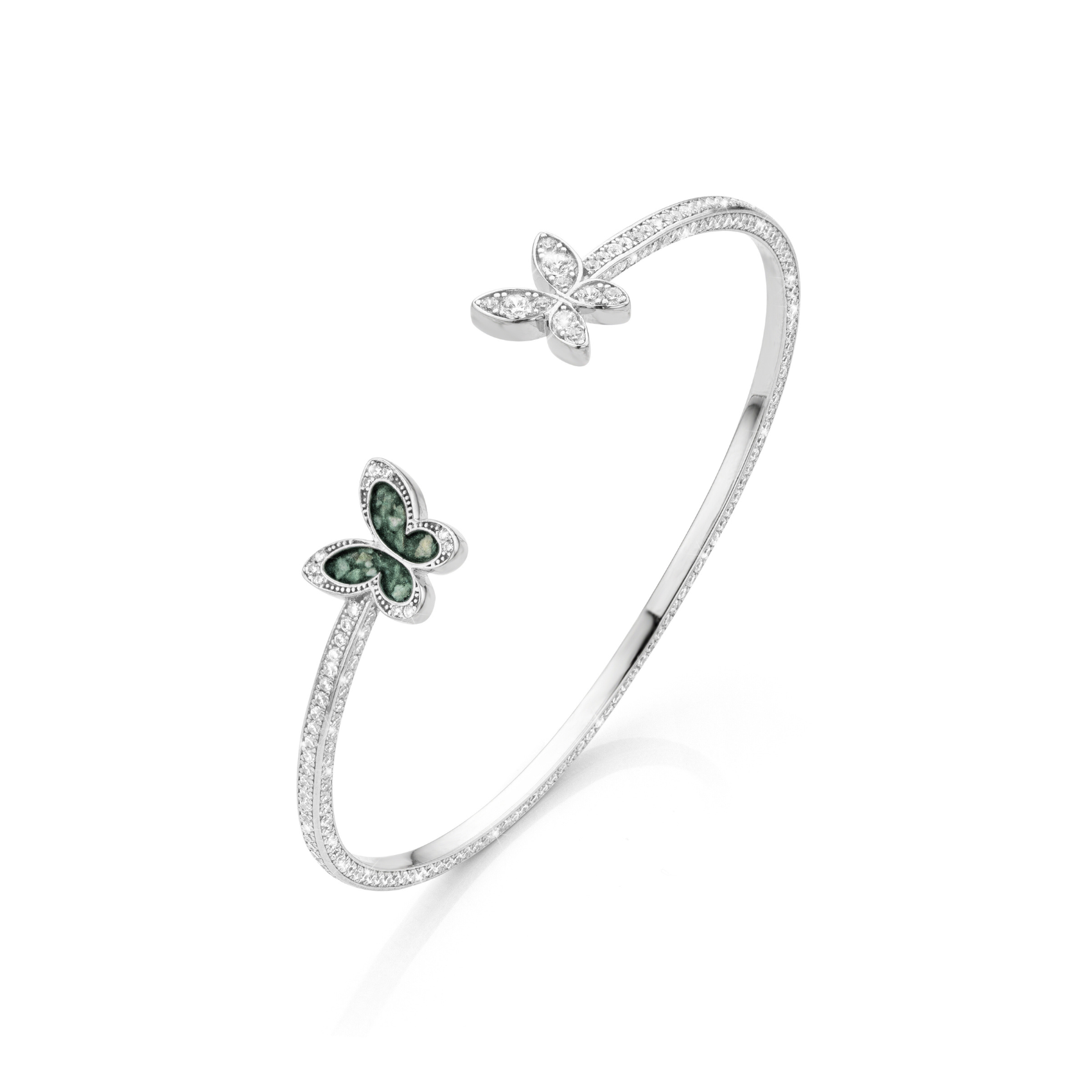Papillon Éternel Brillance Forest Green WithMe™ Gedenksieraden Memorial Bracelet