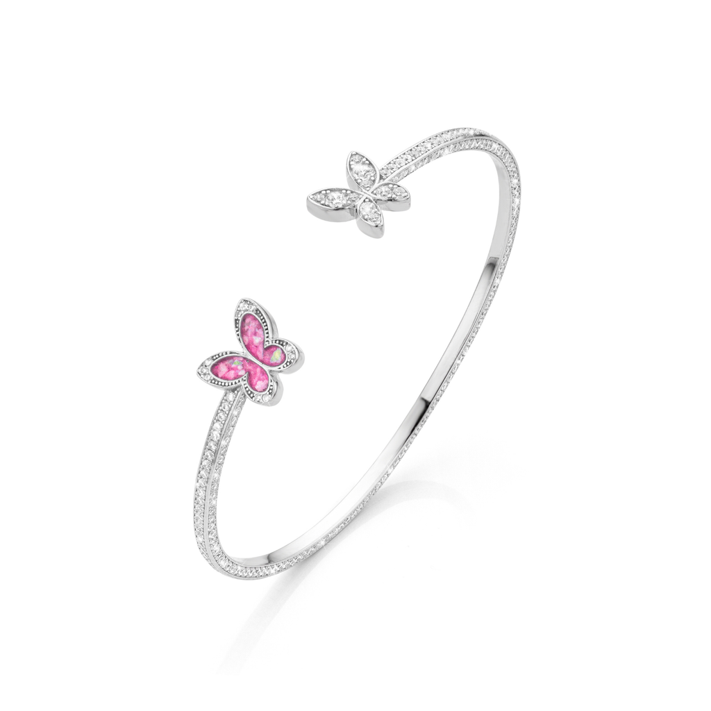 Papillon Éternel Brillance Loving Pink WithMe™ Gedenksieraden Memorial Bracelet