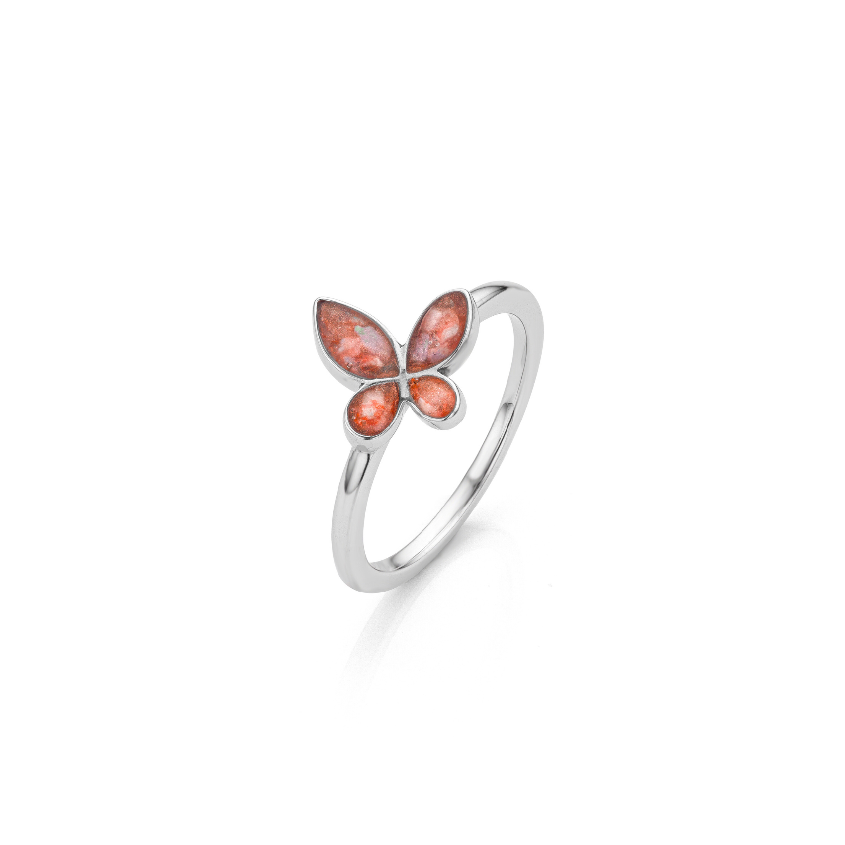 Papillon Ring Eternal Red WithMe™ Gedenksieraden Memorial Ring
