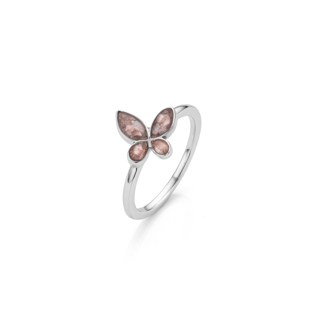Papillon Ring Deep Red WithMe™ Gedenksieraden Memorial Ring