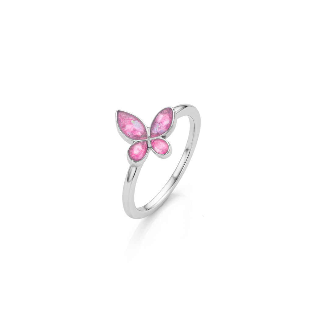 Papillon Ring Loving Pink WithMe™ Gedenksieraden Memorial Ring