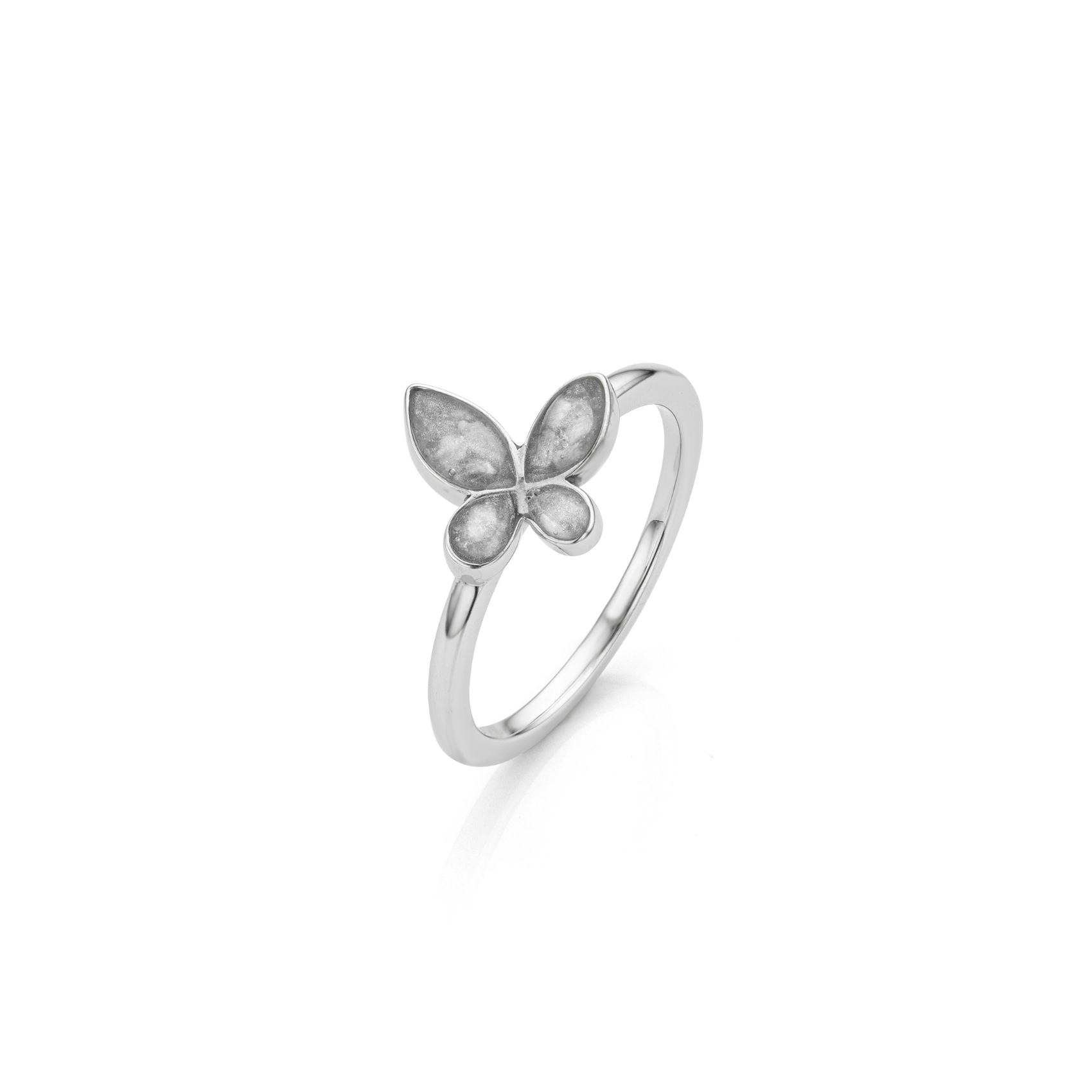 Papillon Ring Sparkling Silver WithMe™ Gedenksieraden Memorial Ring