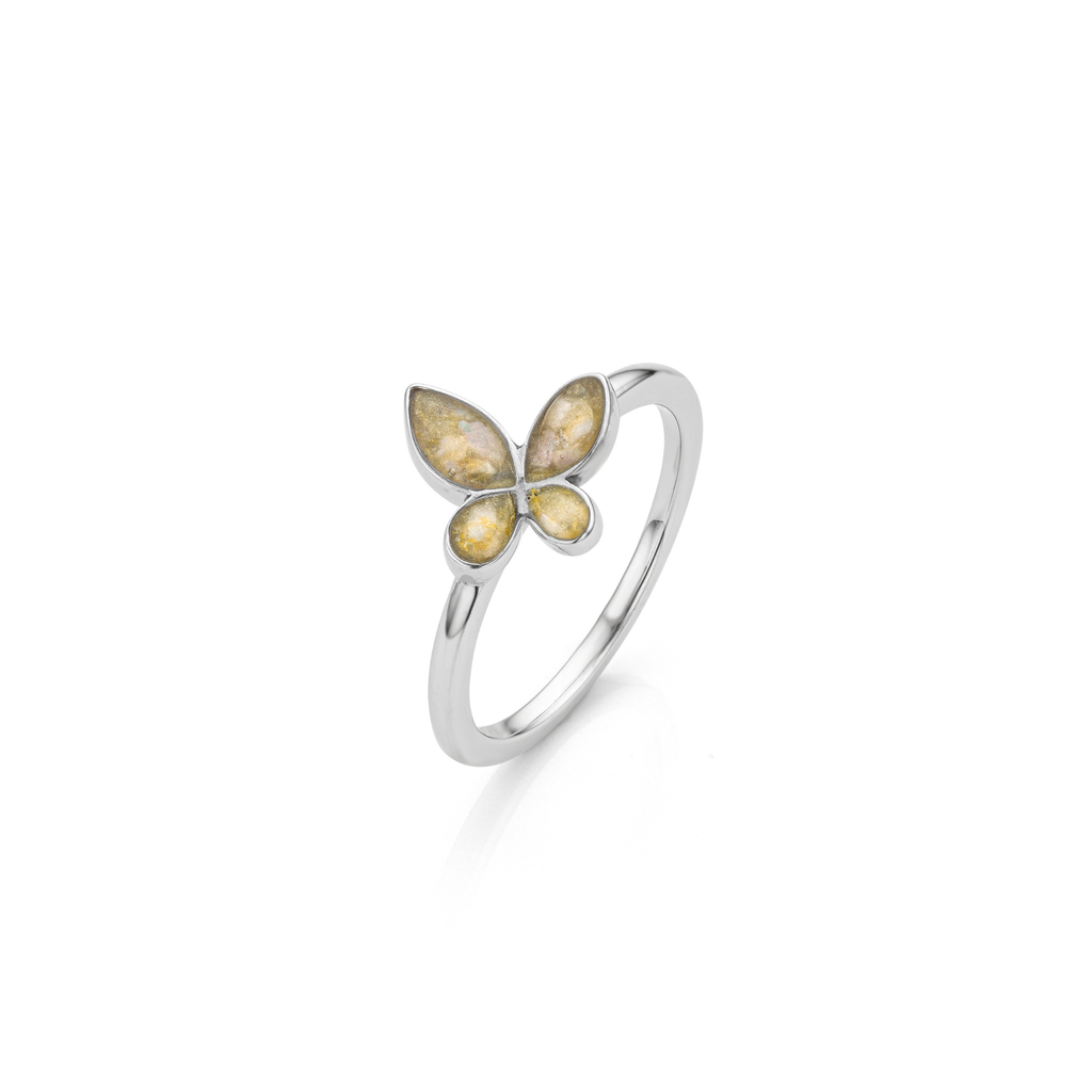 Papillon Ring Golden Spirit WithMe™ Gedenksieraden Memorial Ring