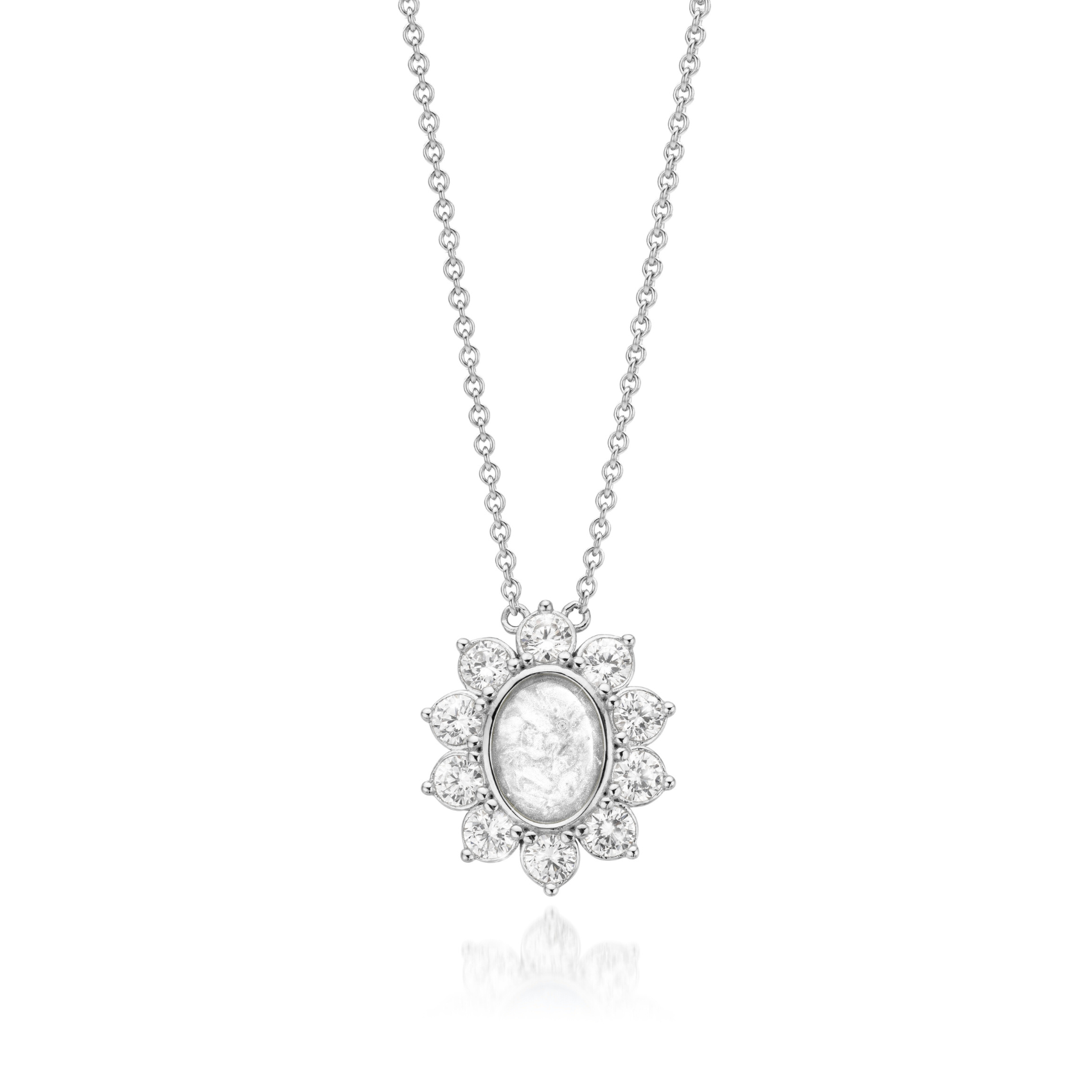 Rayonne Pure White WithMe™ Gedenksieraden Memorial Pendant