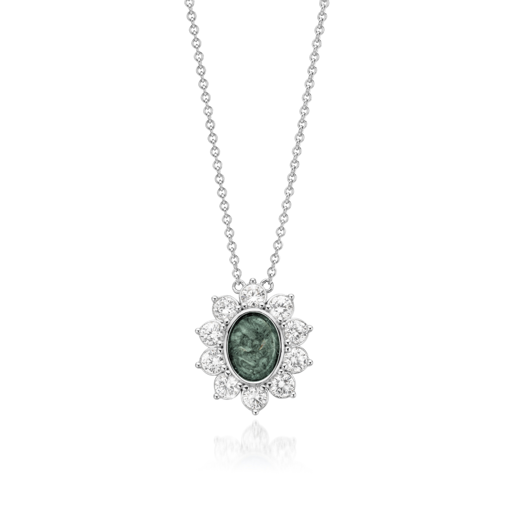 Rayonne Forest Green WithMe™ Gedenksieraden Memorial Pendant