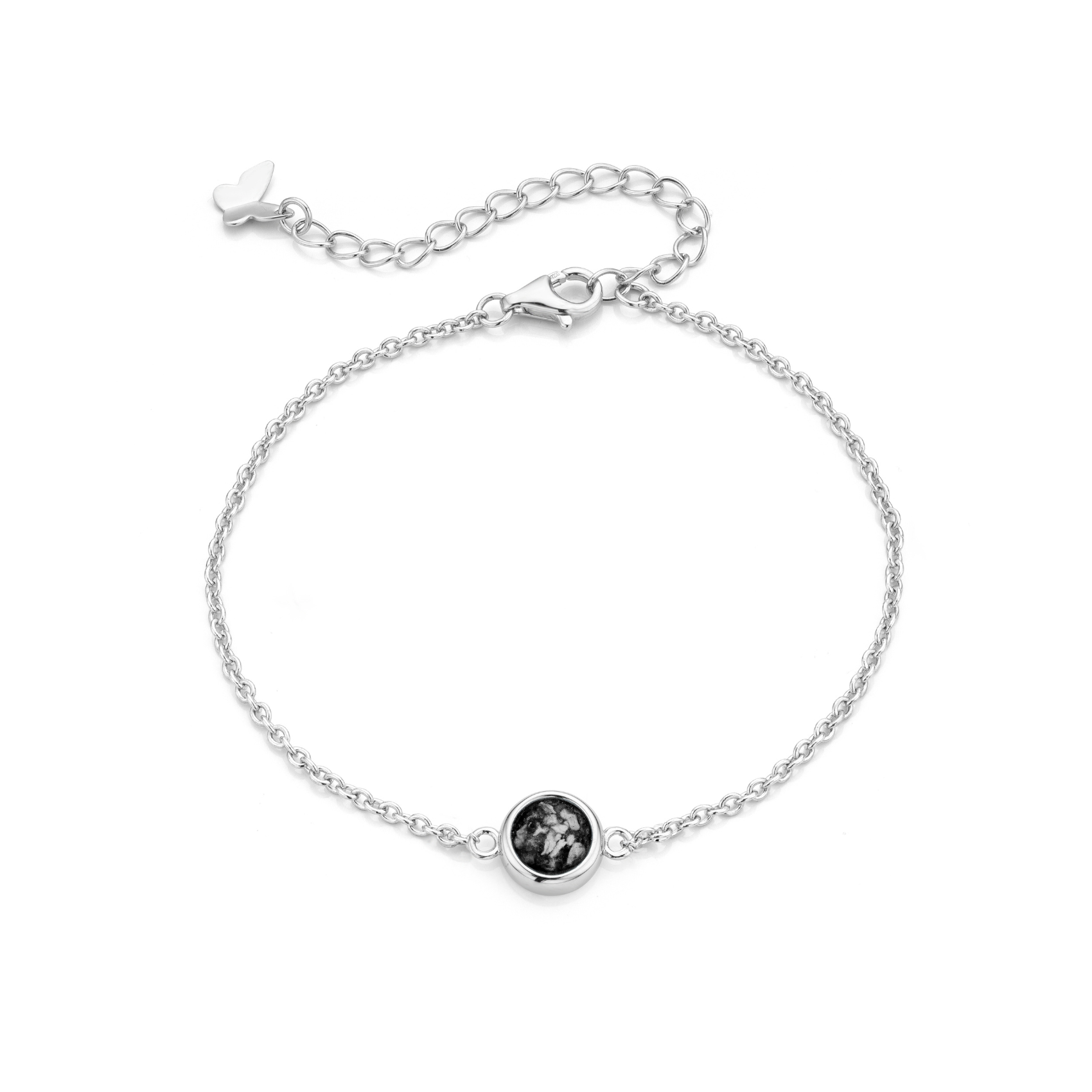 Réversible Onyx Black WithMe™ Gedenksieraden Memorial Bracelet