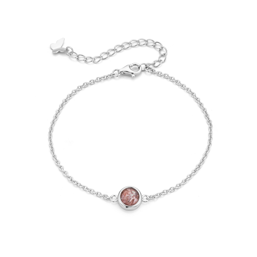 Réversible Deep Red WithMe™ Gedenksieraden Memorial Bracelet
