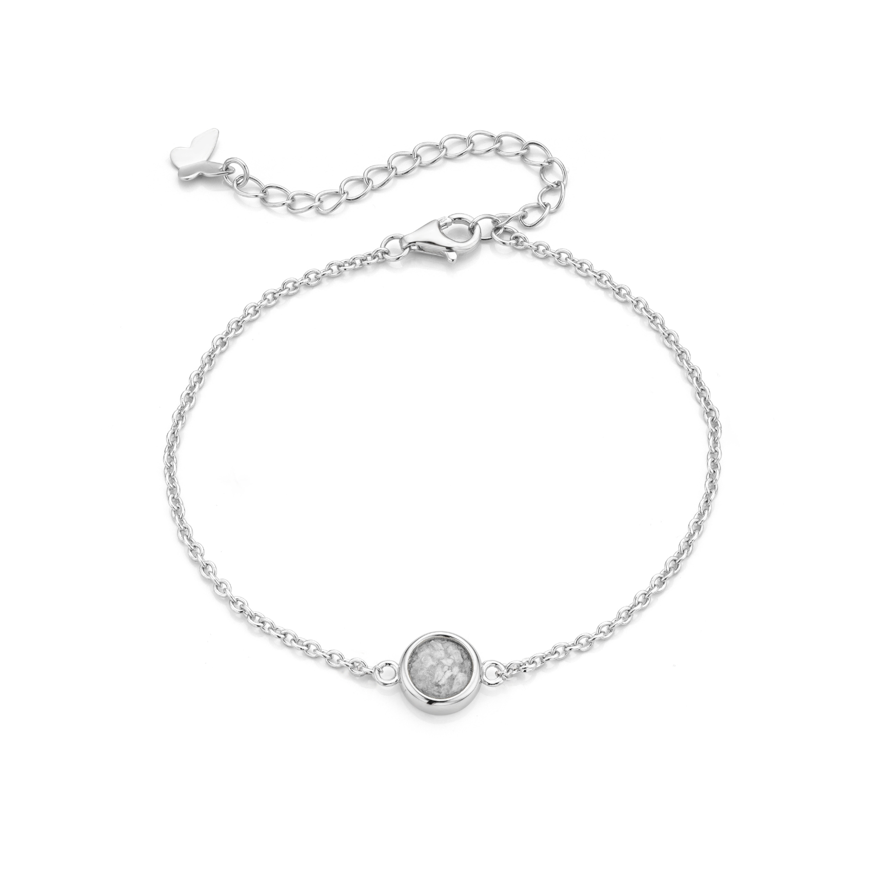 Réversible Sparkling Silver WithMe™ Gedenksieraden Memorial Bracelet