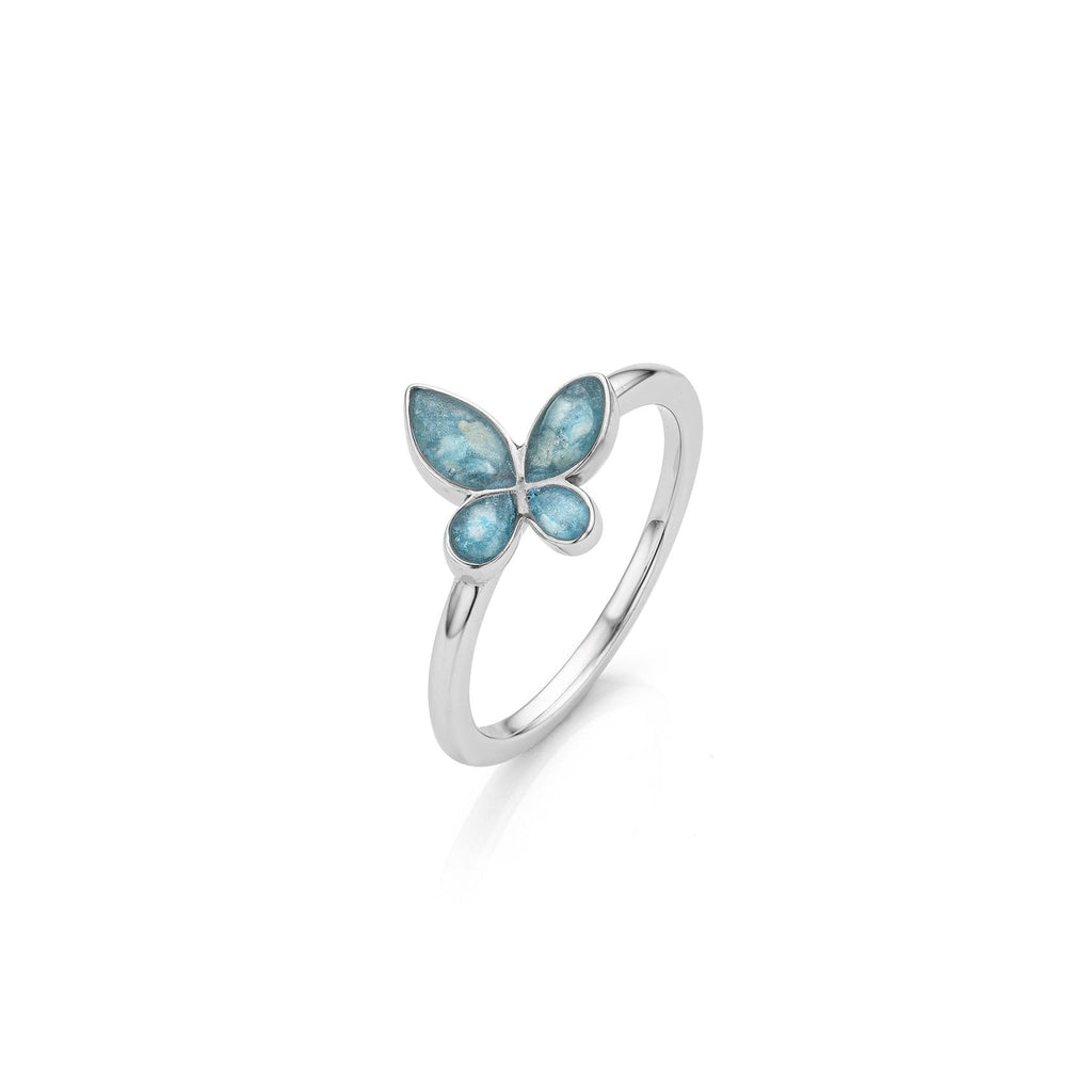 Papillon Ring Serenity Blue WithMe™ Gedenksieraden Memorial Ring