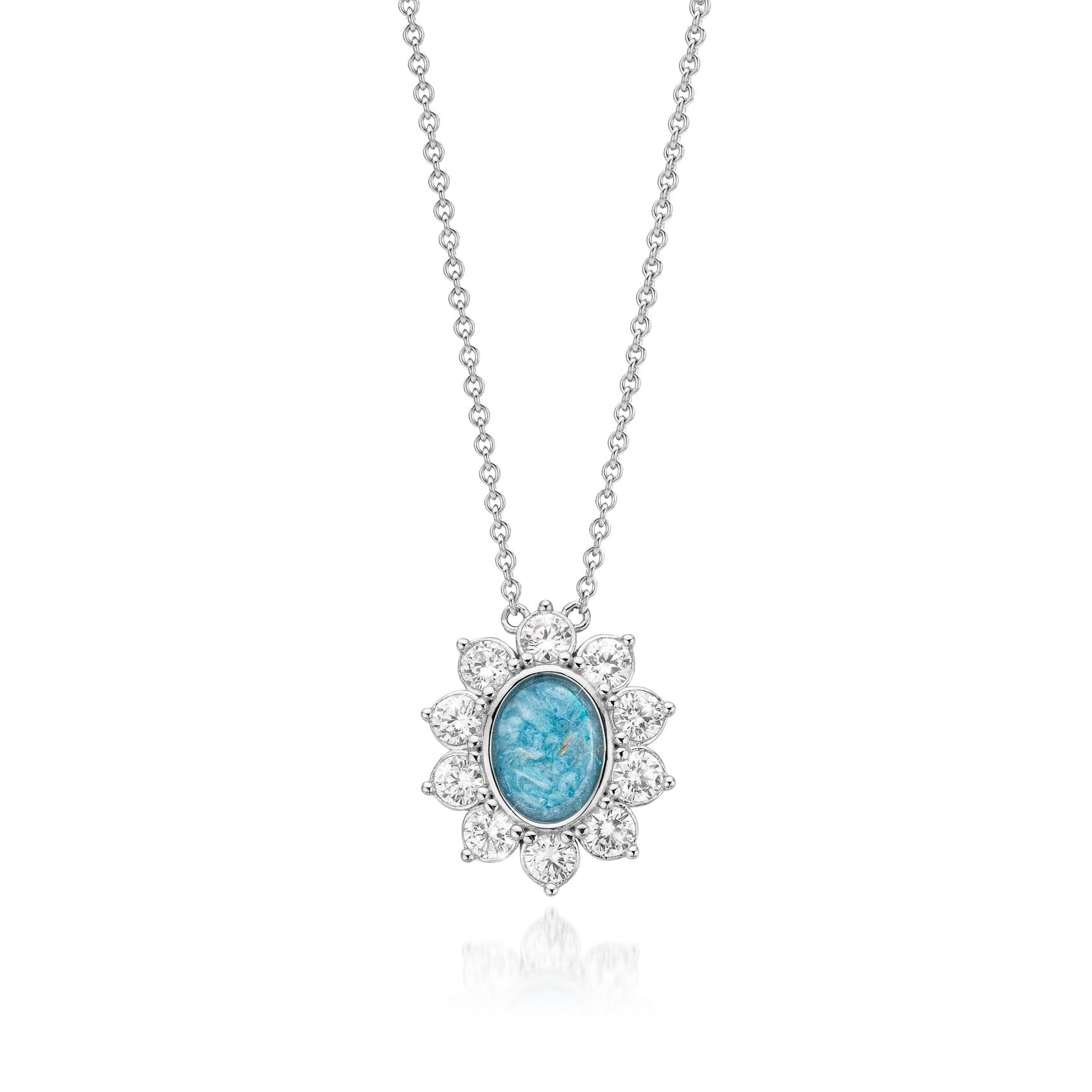 Rayonne Serenity Blue WithMe™ Gedenksieraden Memorial Pendant