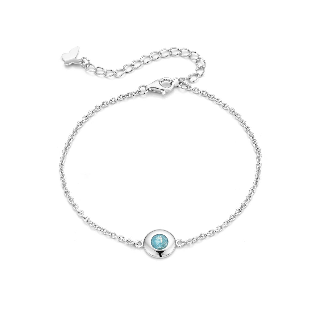 Centre Serenity Blue WithMe™ Gedenksieraden Memorial Bracelet